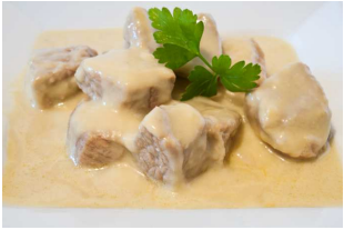 Bocconcini di vitello alla crema