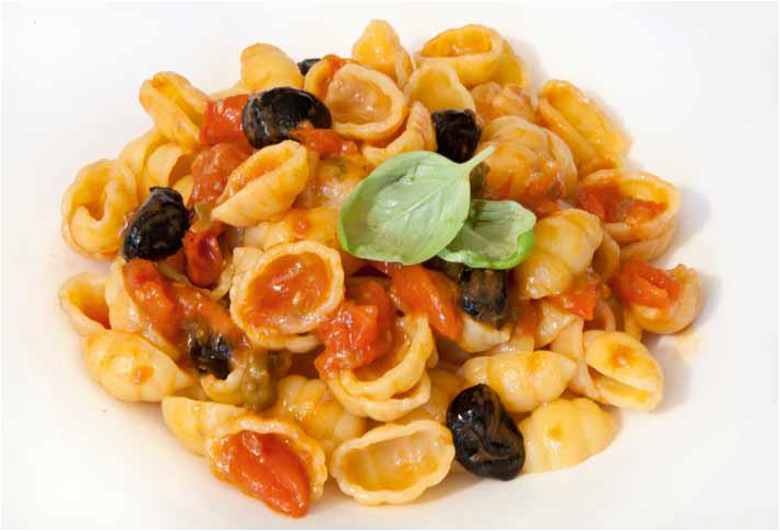 Conchiglie alla puttanesca