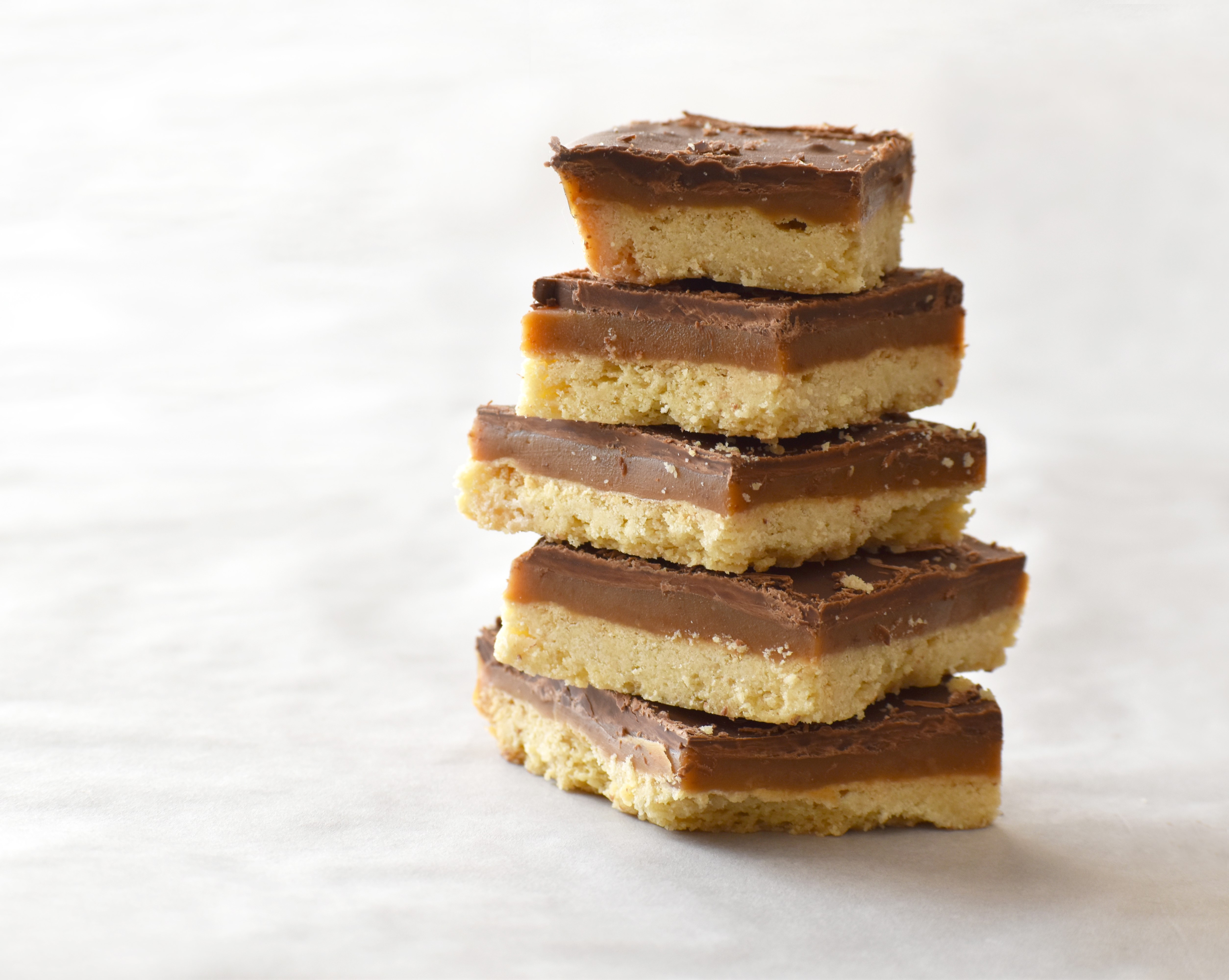 Shortbread al caramello