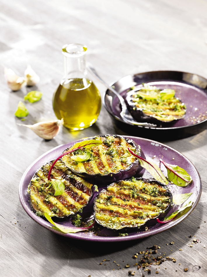 Gegrillte Aubergine