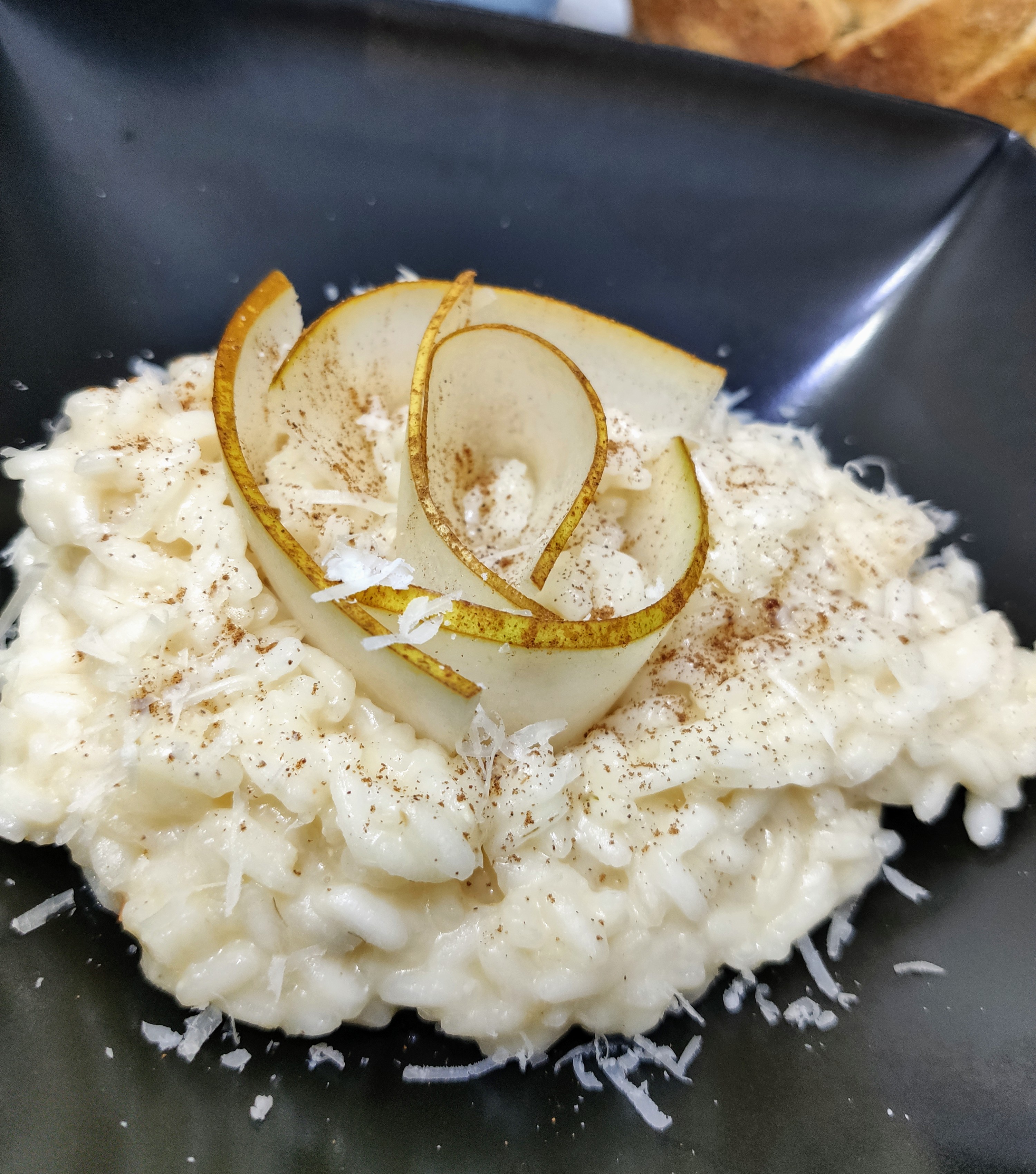 Risotto parmigiano pere e cannella