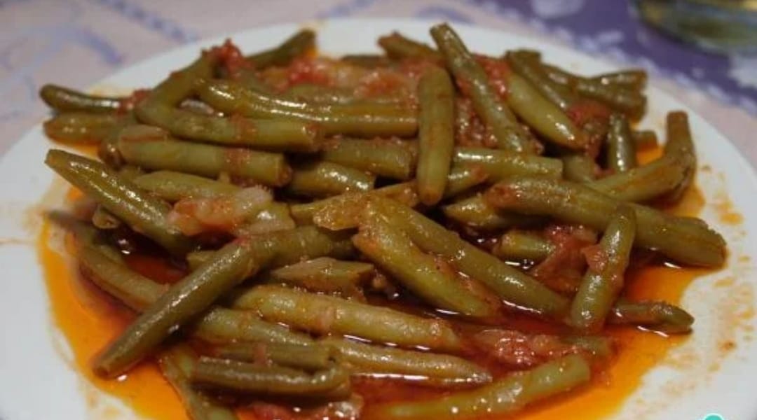 Judías verdes con tomate