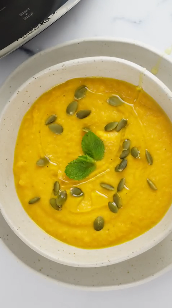 Crema de verduras asadas Realfooding