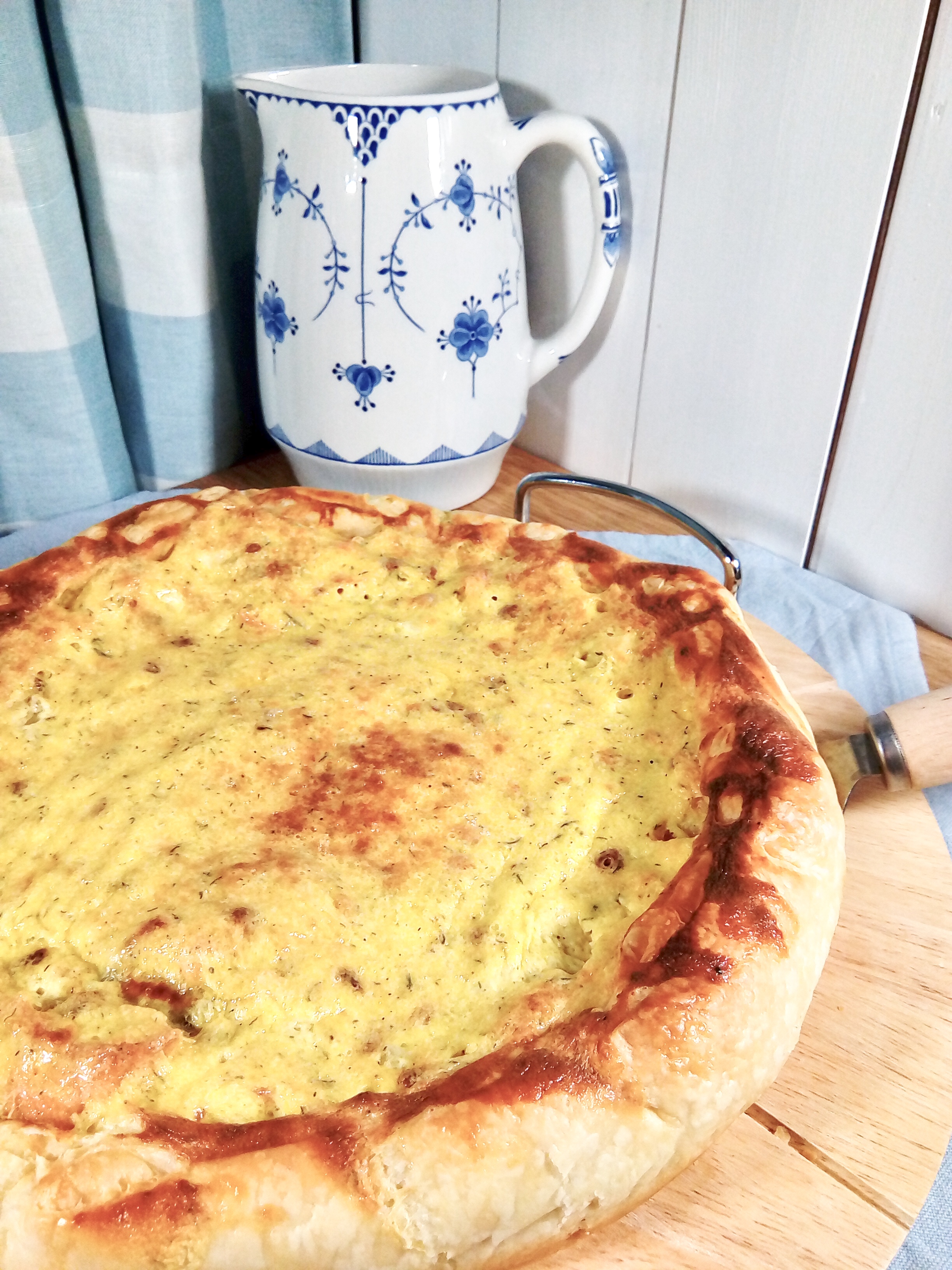 Sfogliata di salmone affumicato ed aneto