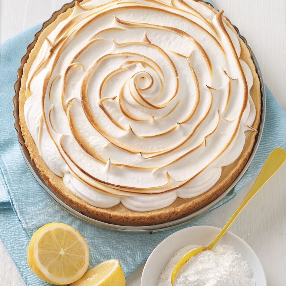 Zitronen-Baiser-Tarte