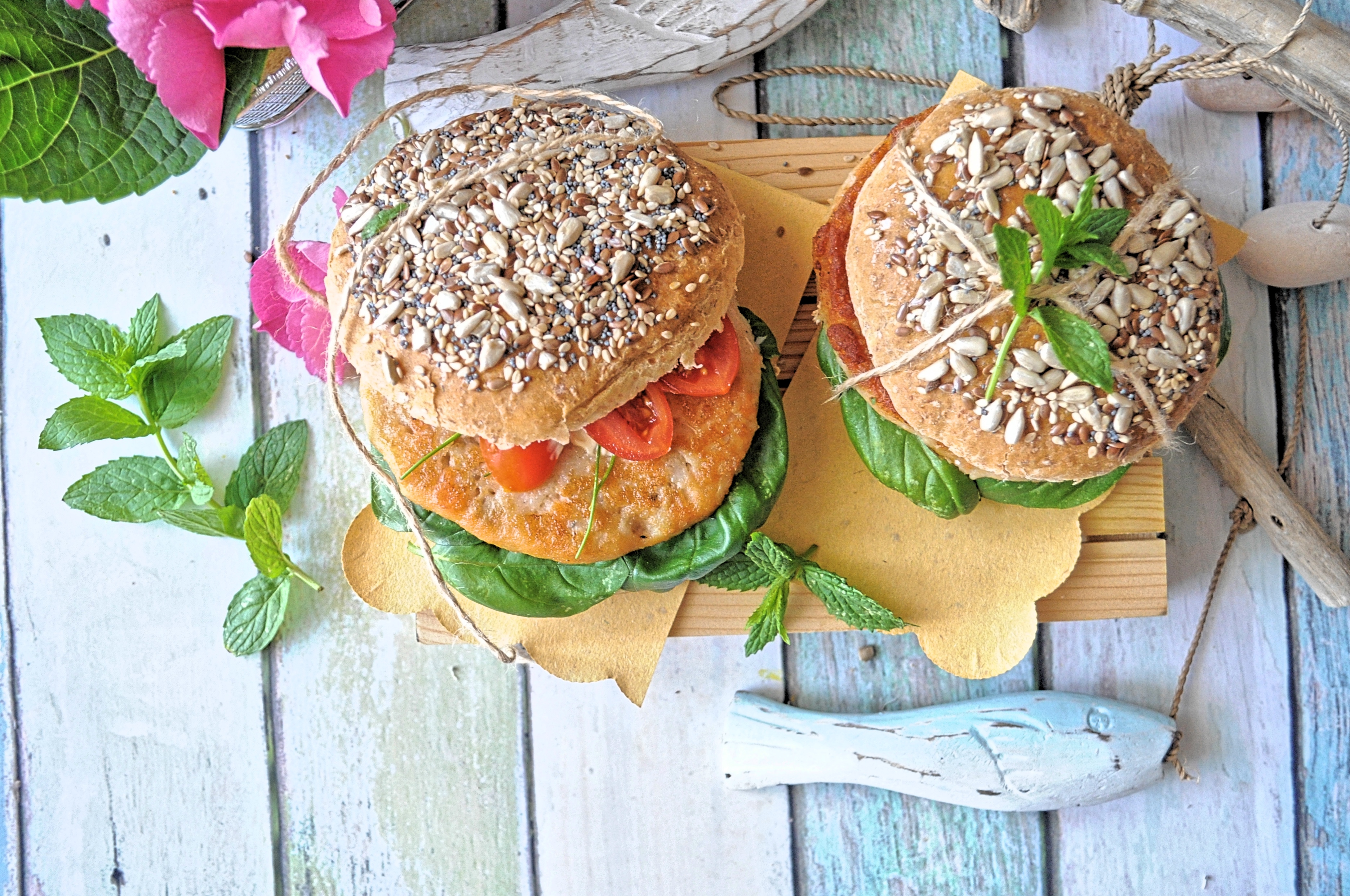 Hamburger di salmone