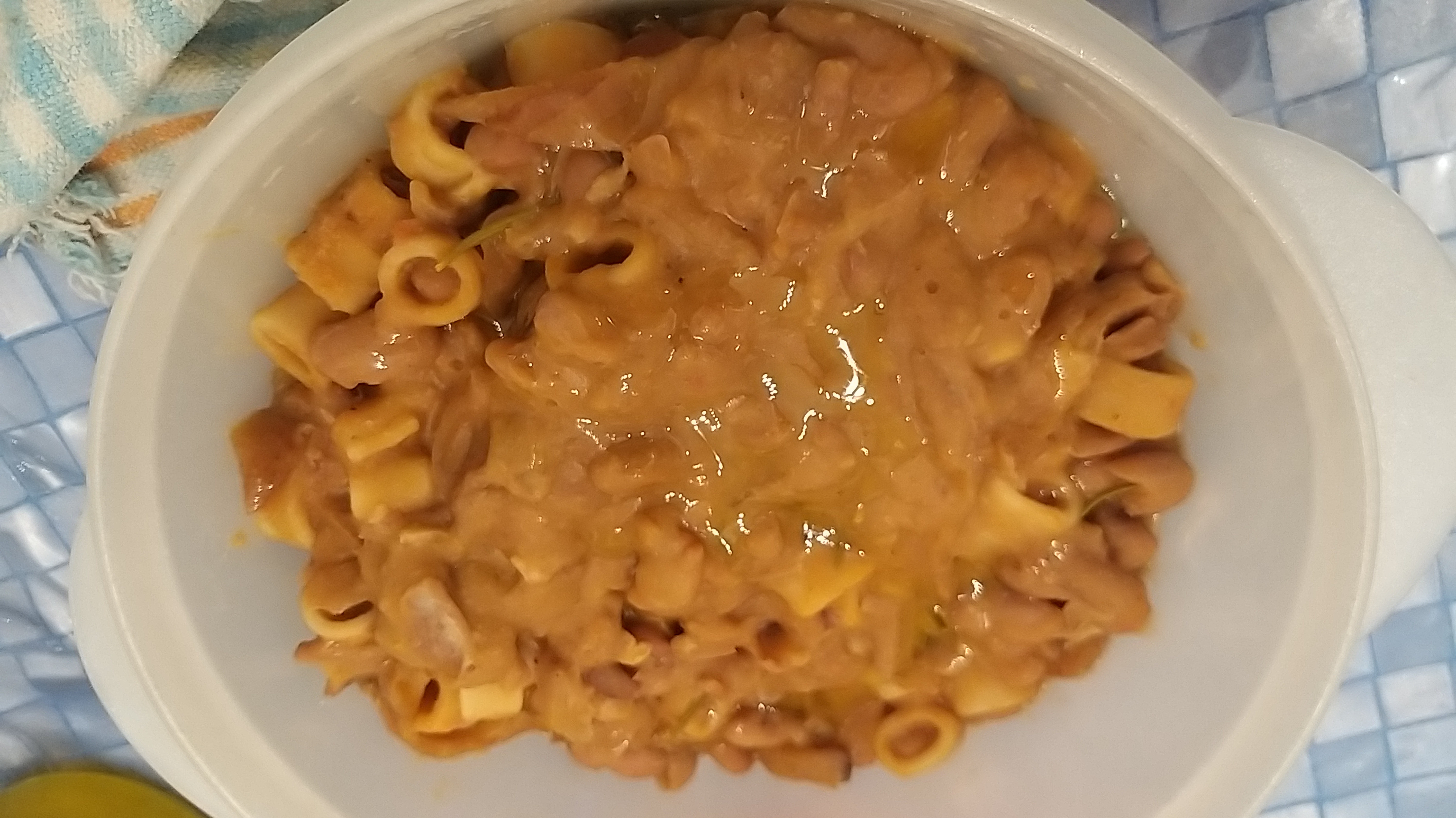 Pasta e fagioli con cotiche di Maura
