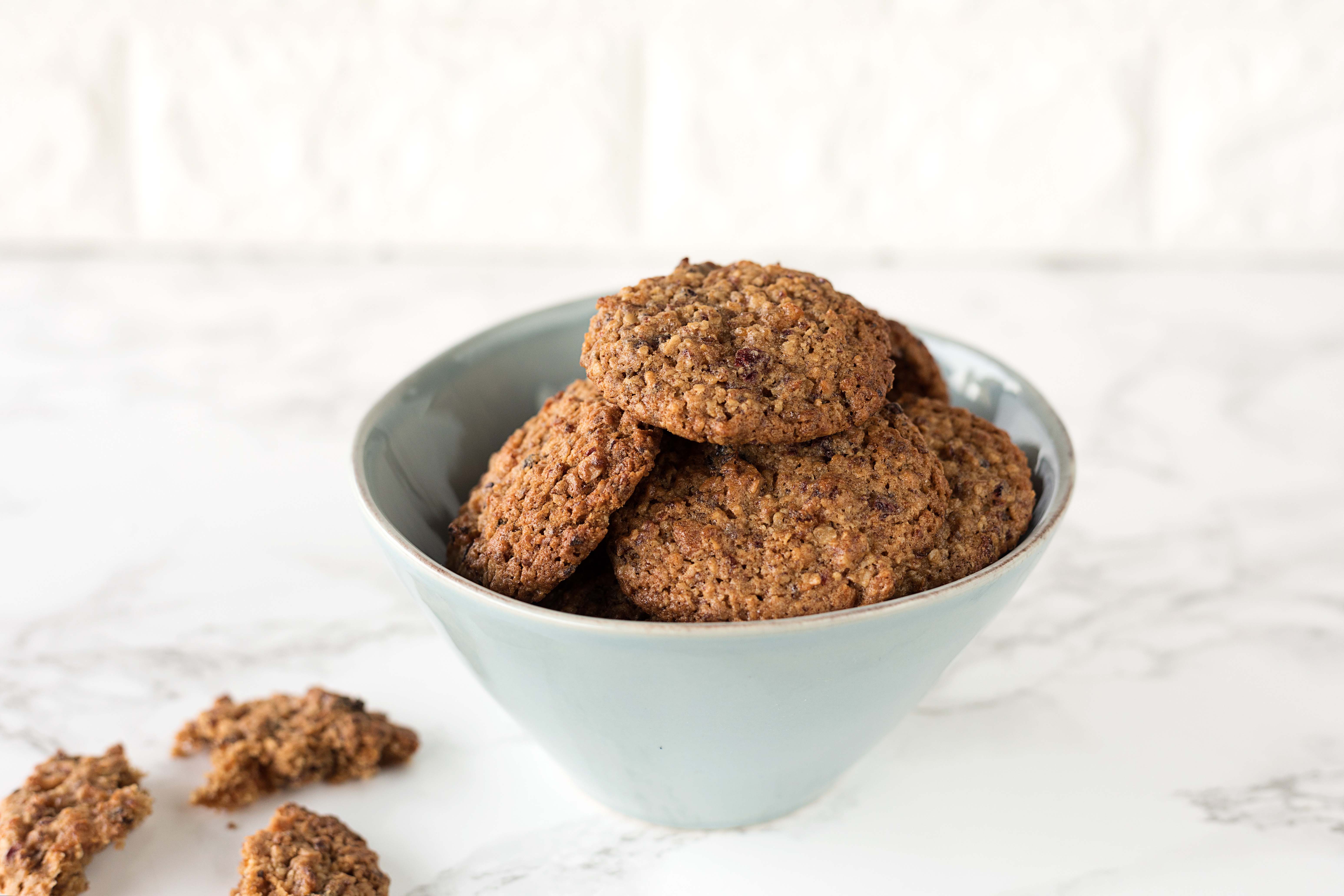 Galletas de avena, arándanos y albaricoque