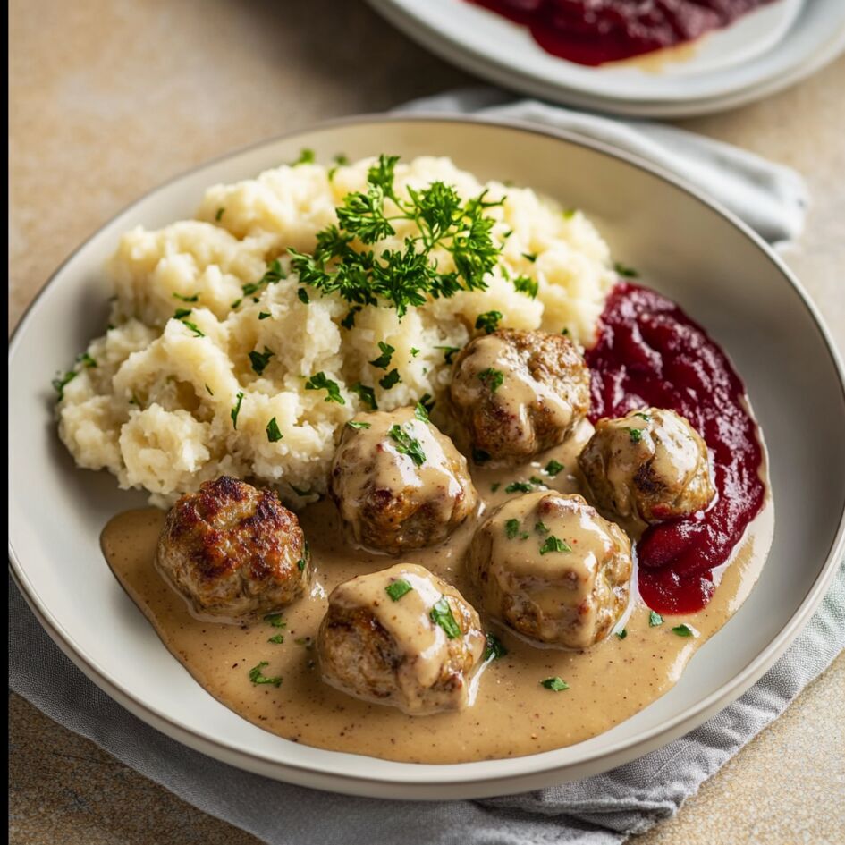 Polpette di carne svedesi in salsa