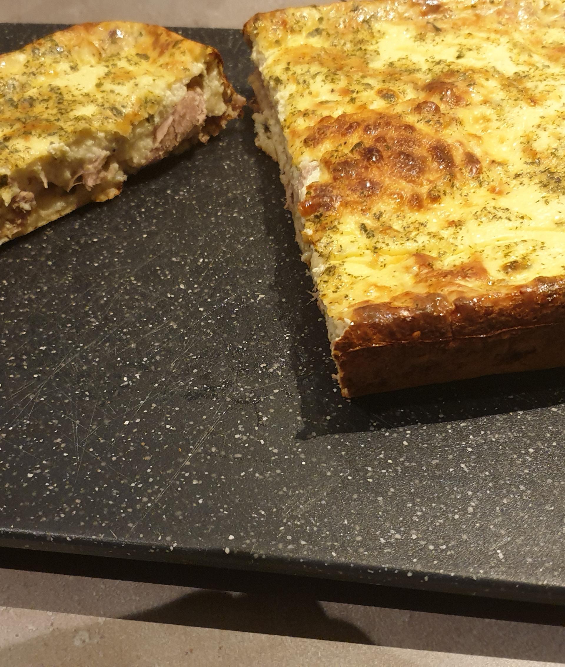 Quiche sans pâte au thon et courgettes - Recette Cake Factory | Tefal