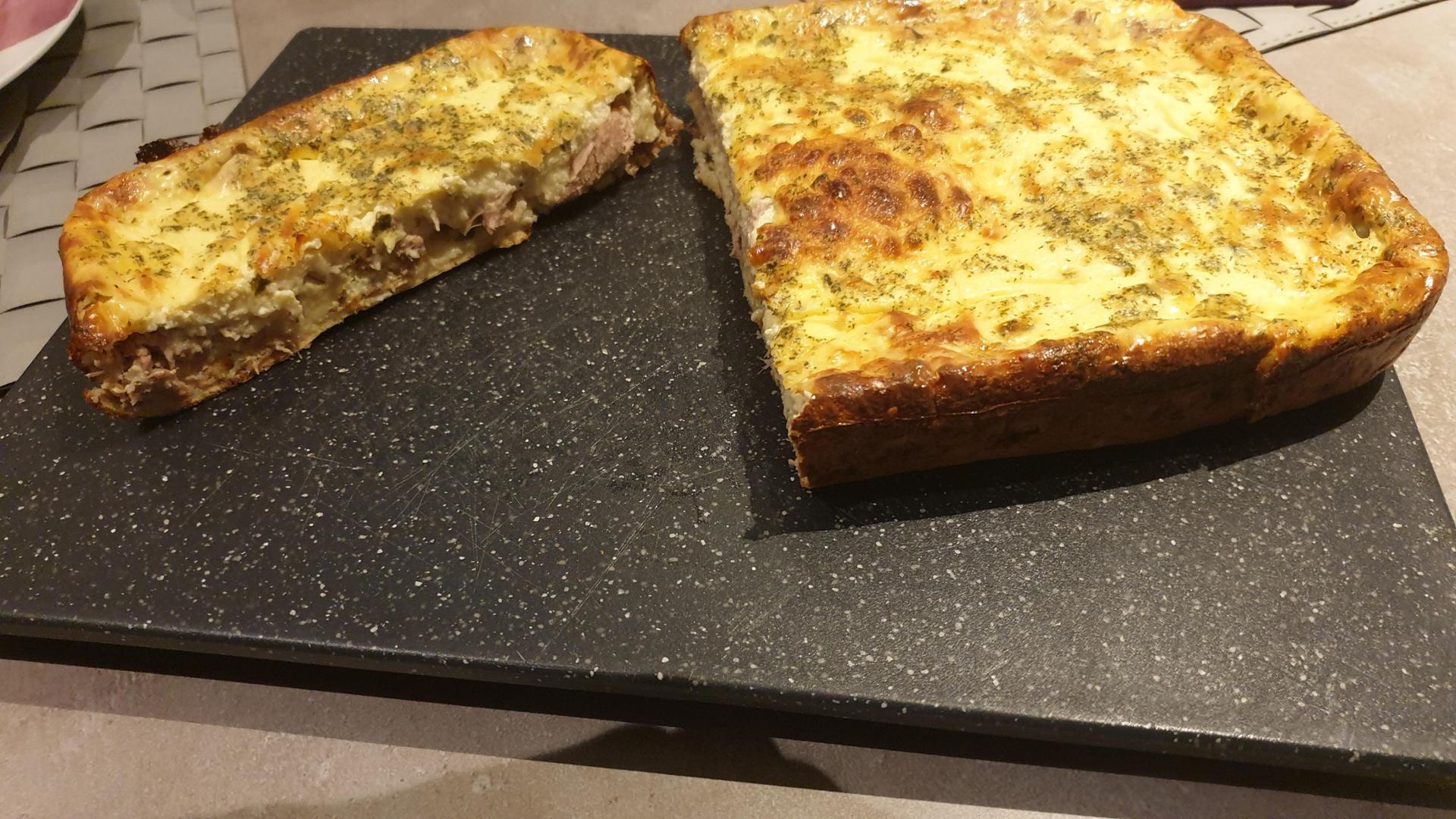Quiche sans pâte au thon et courgettes - Recette Cake Factory | Tefal