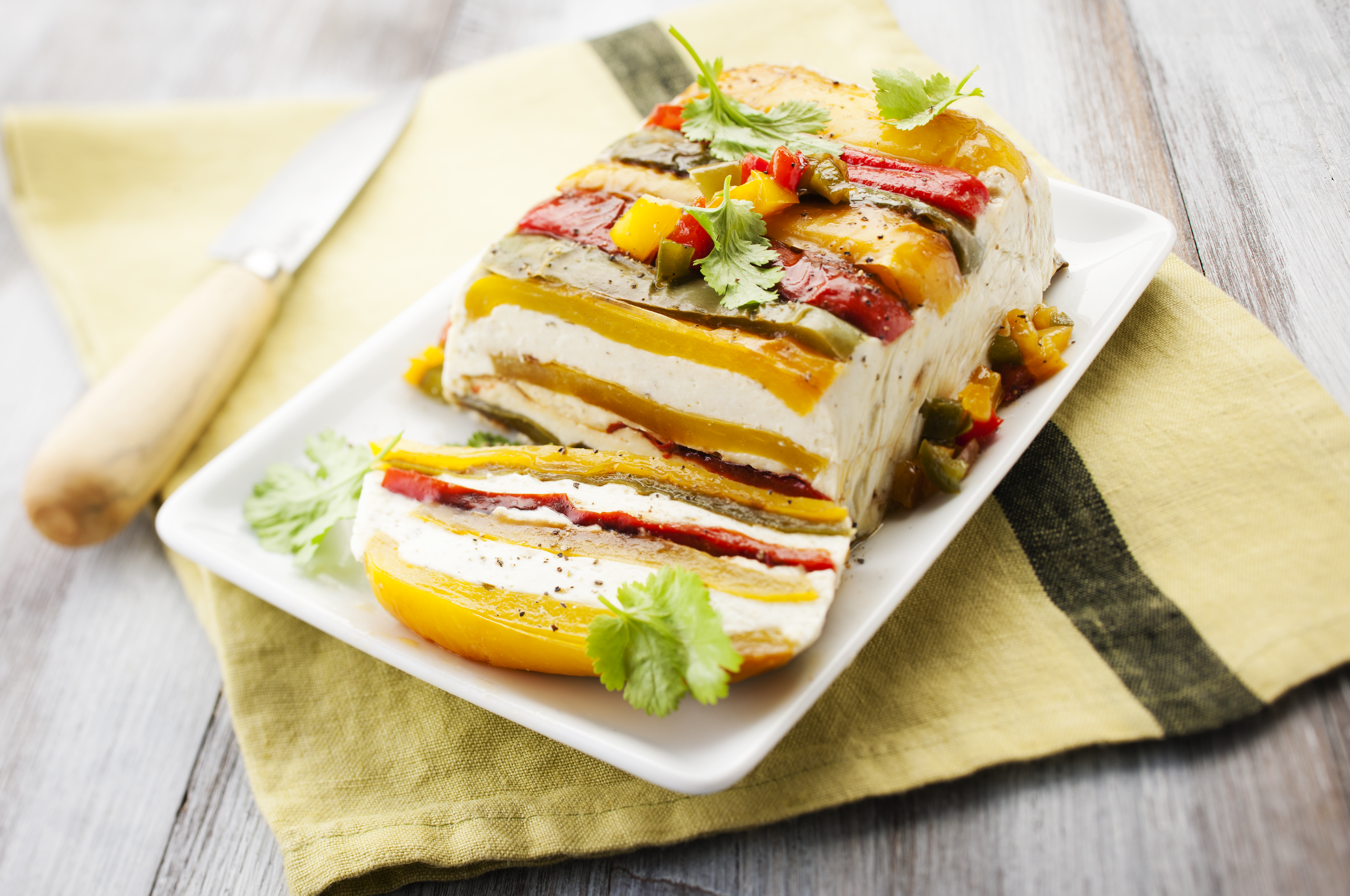 Terrina ricotta pimientos