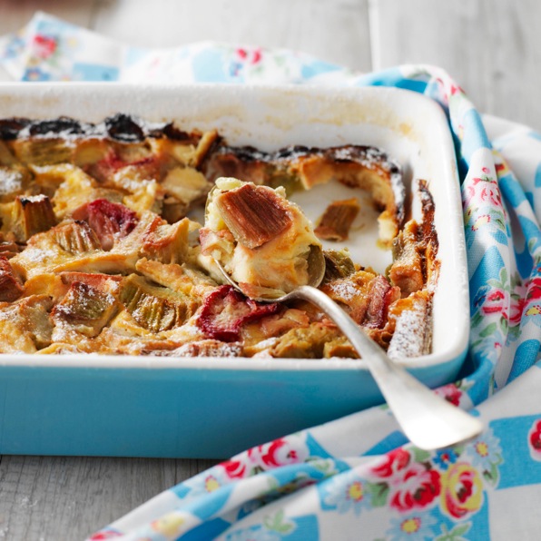 Clafoutis de ruibarbo