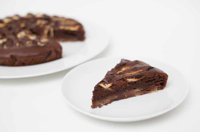 Torta mele e cioccolato