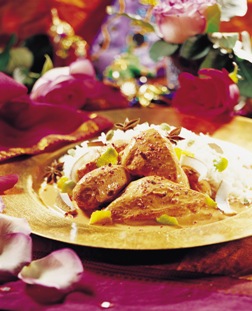 Hähnchen auf orientalische Art
