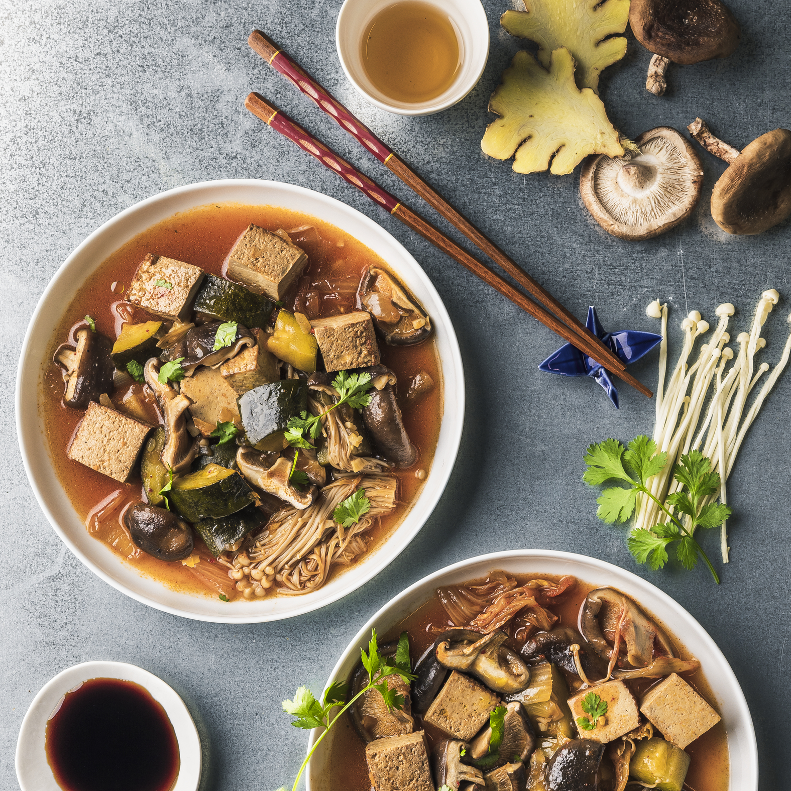Stufato di tofu (sundubu jjigae vegano)