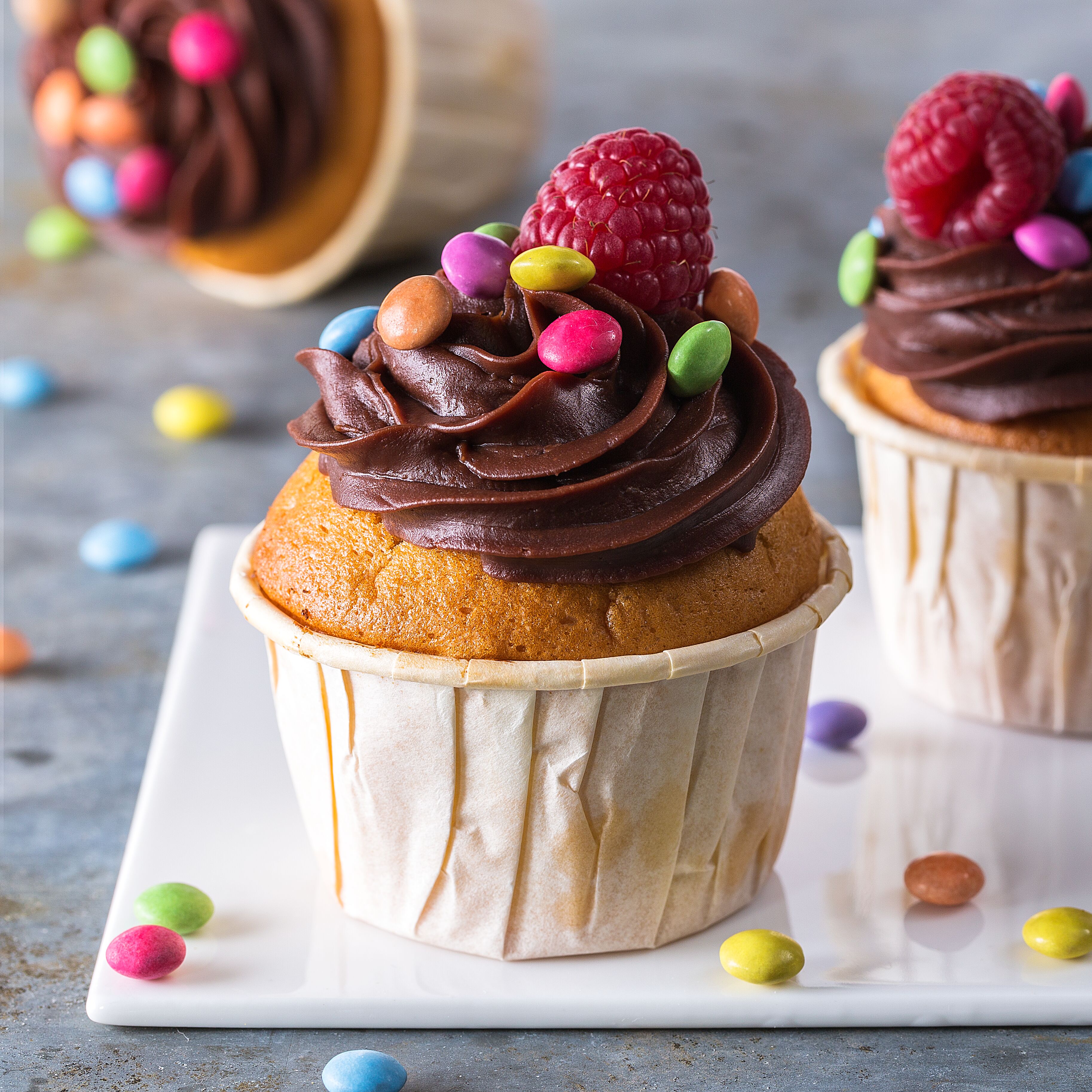 Himbeermuffins mit Smarties®
