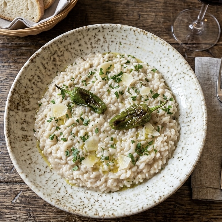 Risotto con friggitelli