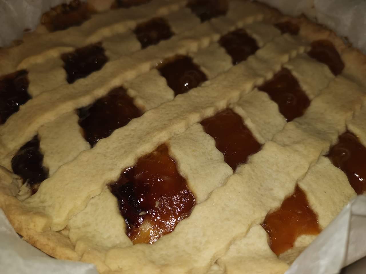 Crostata di riso senza glutine