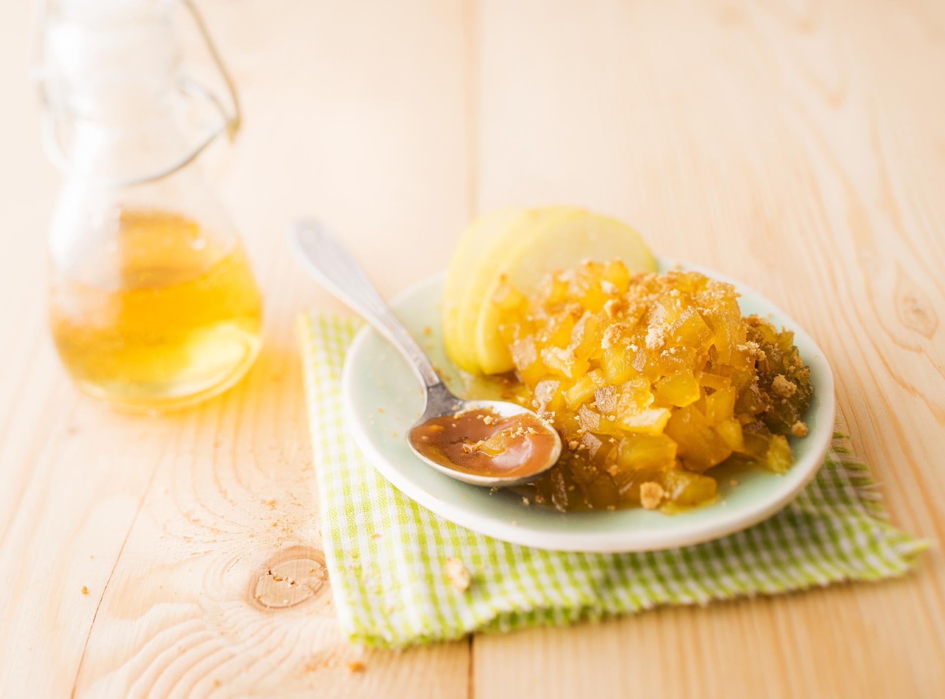 Compote lisse de rhubarbe et pommes - Recette Companion Connect XL ...