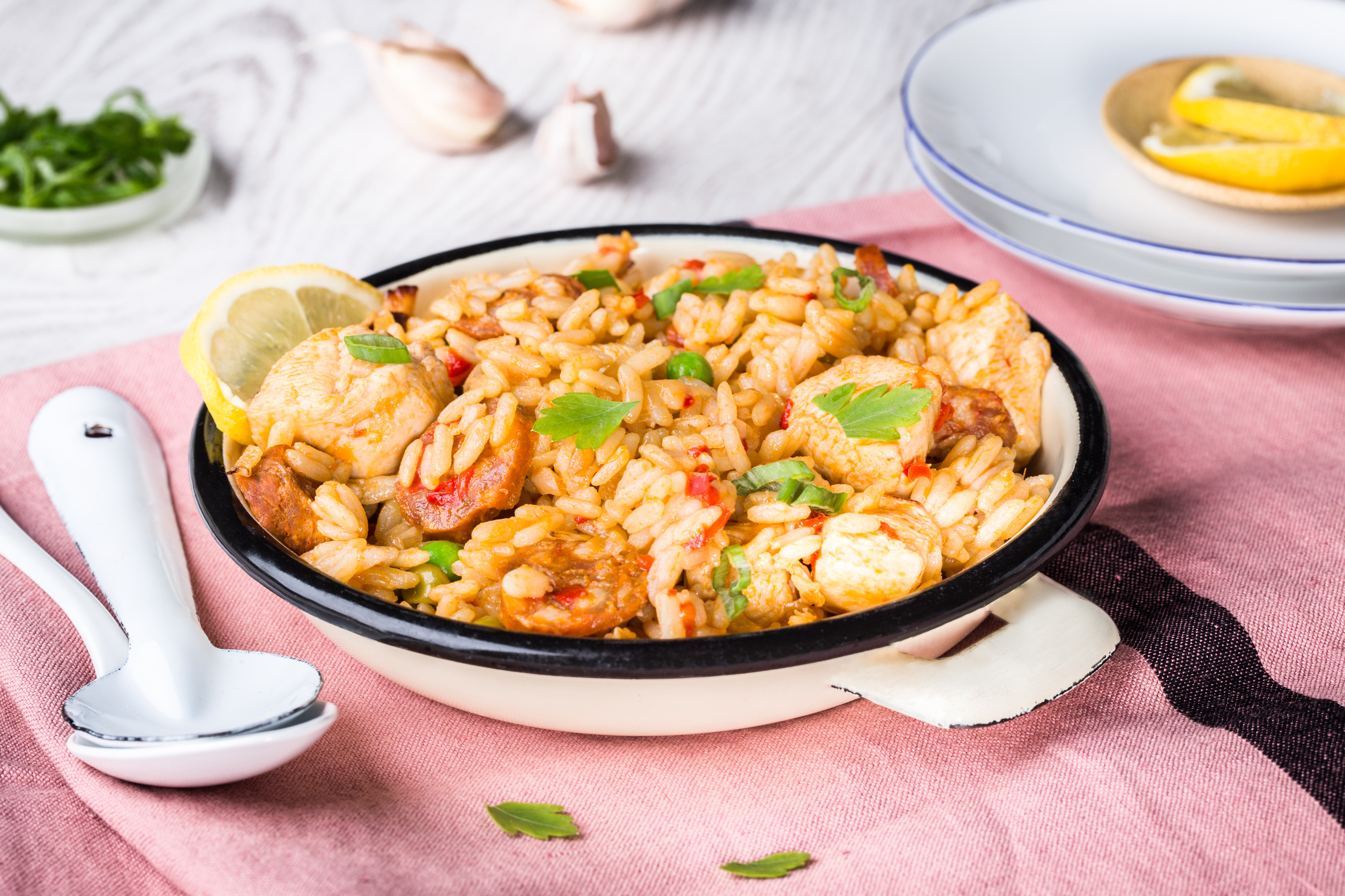 Paella di pollo
