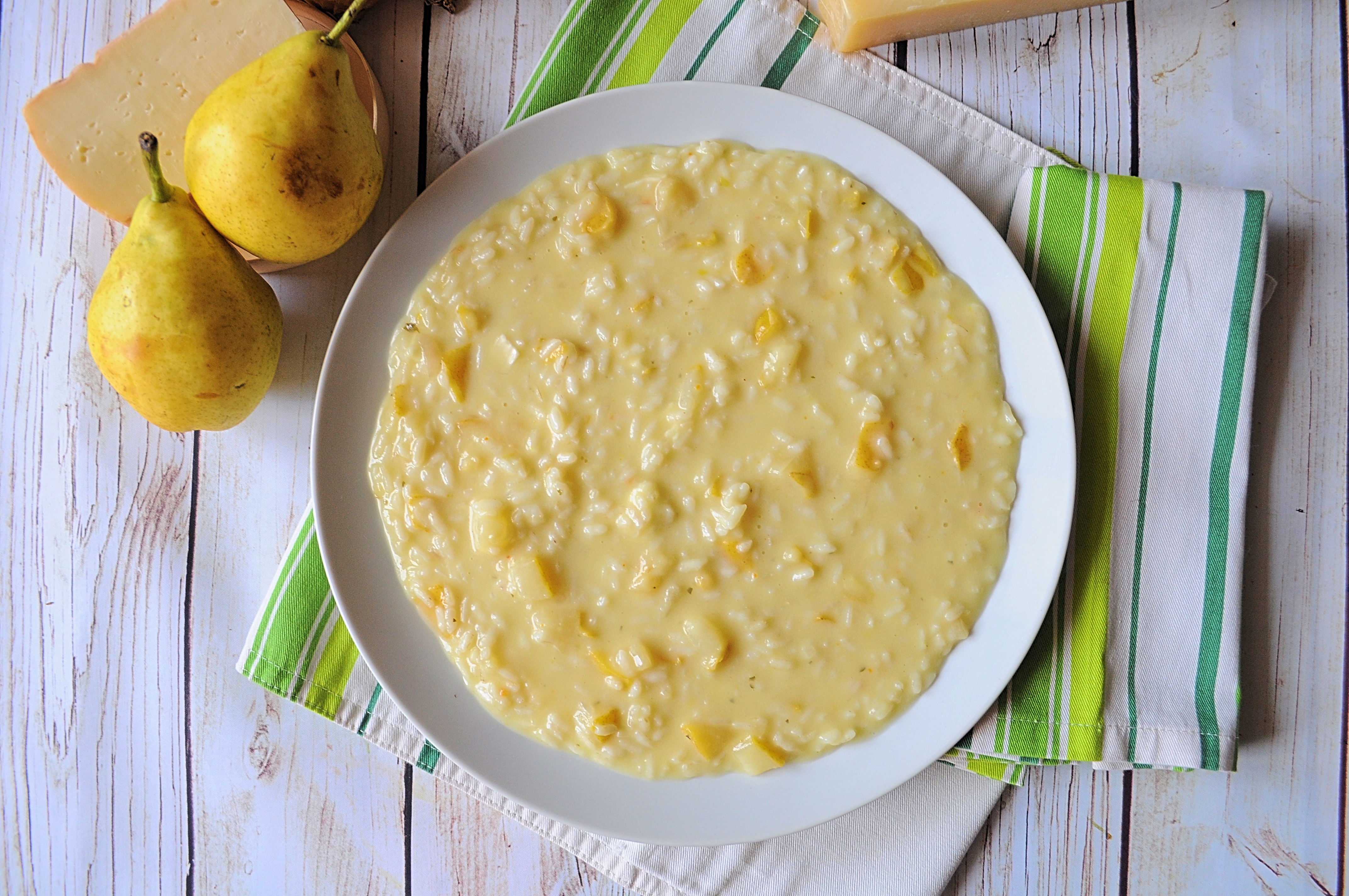 Risotto pere e taleggio