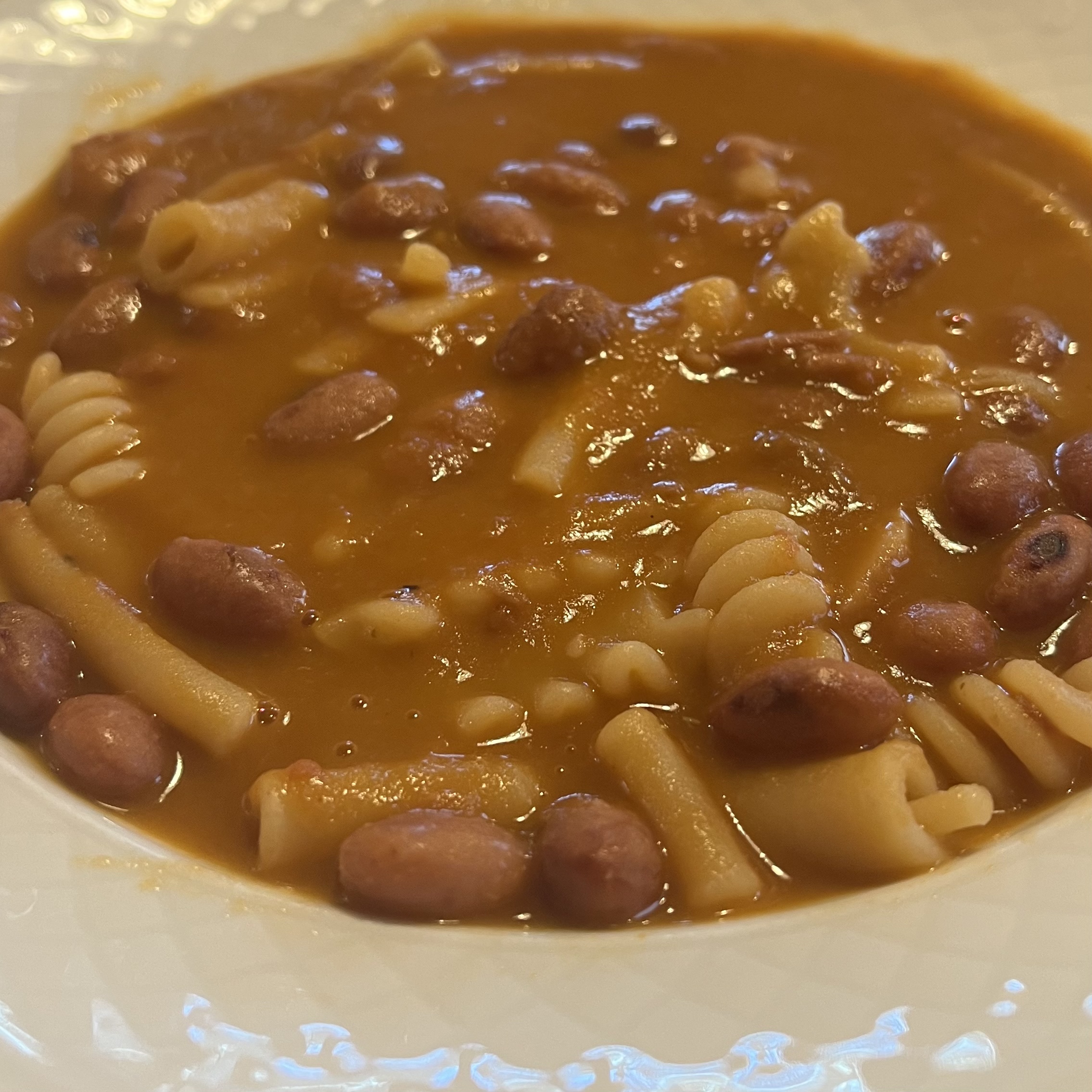 Pasta e fagioli rustica