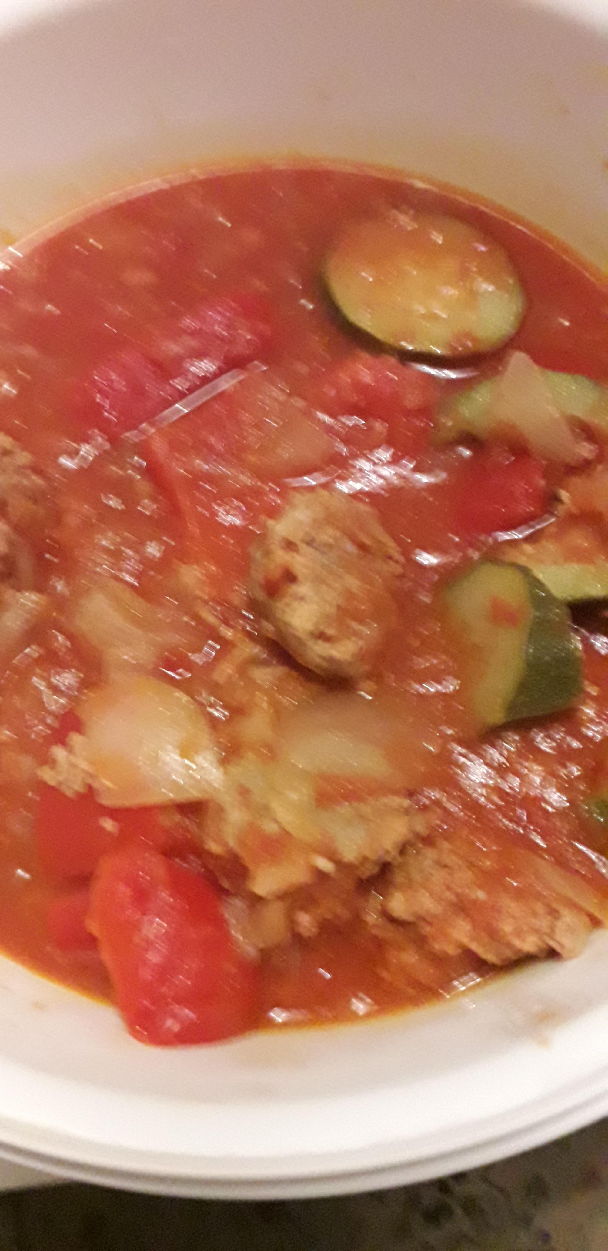 Polpette alla peperonata