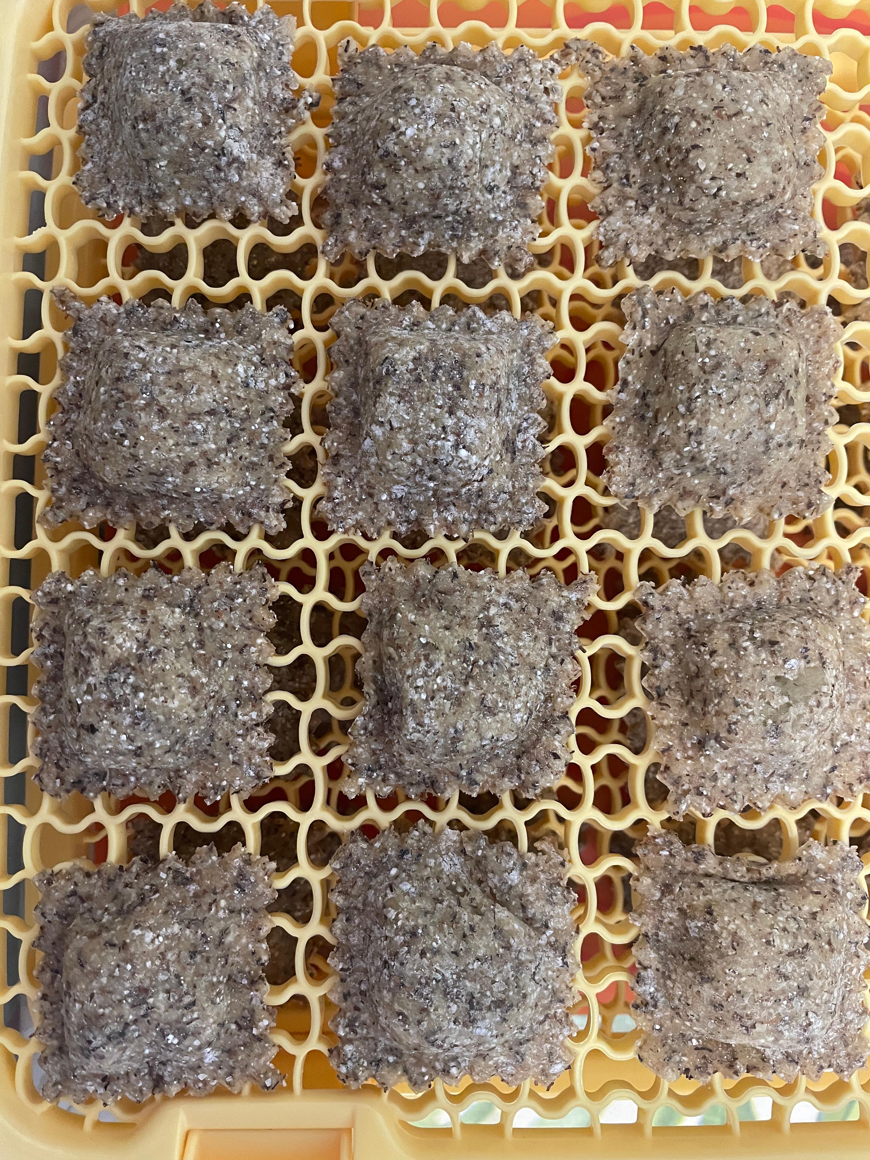 Ravioli con farina di grano saraceno