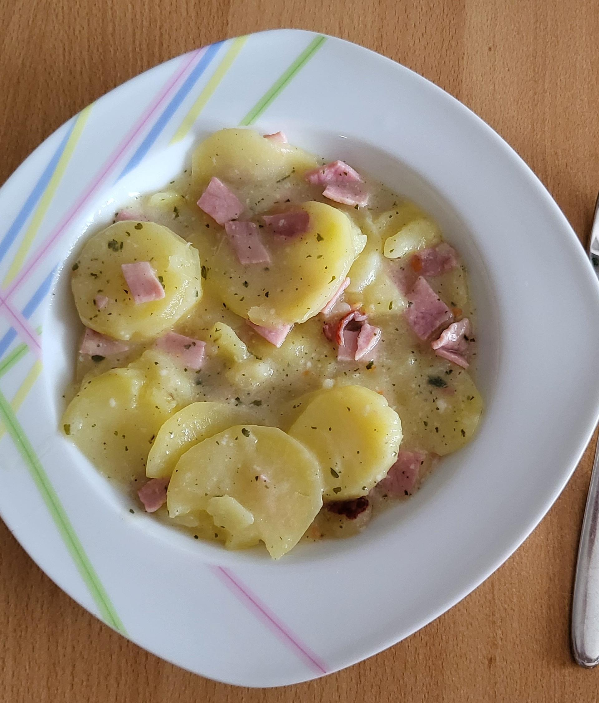One Pot Kartoffel in Schinken Käse Sauce - Rezepte Cookeo | Krups
