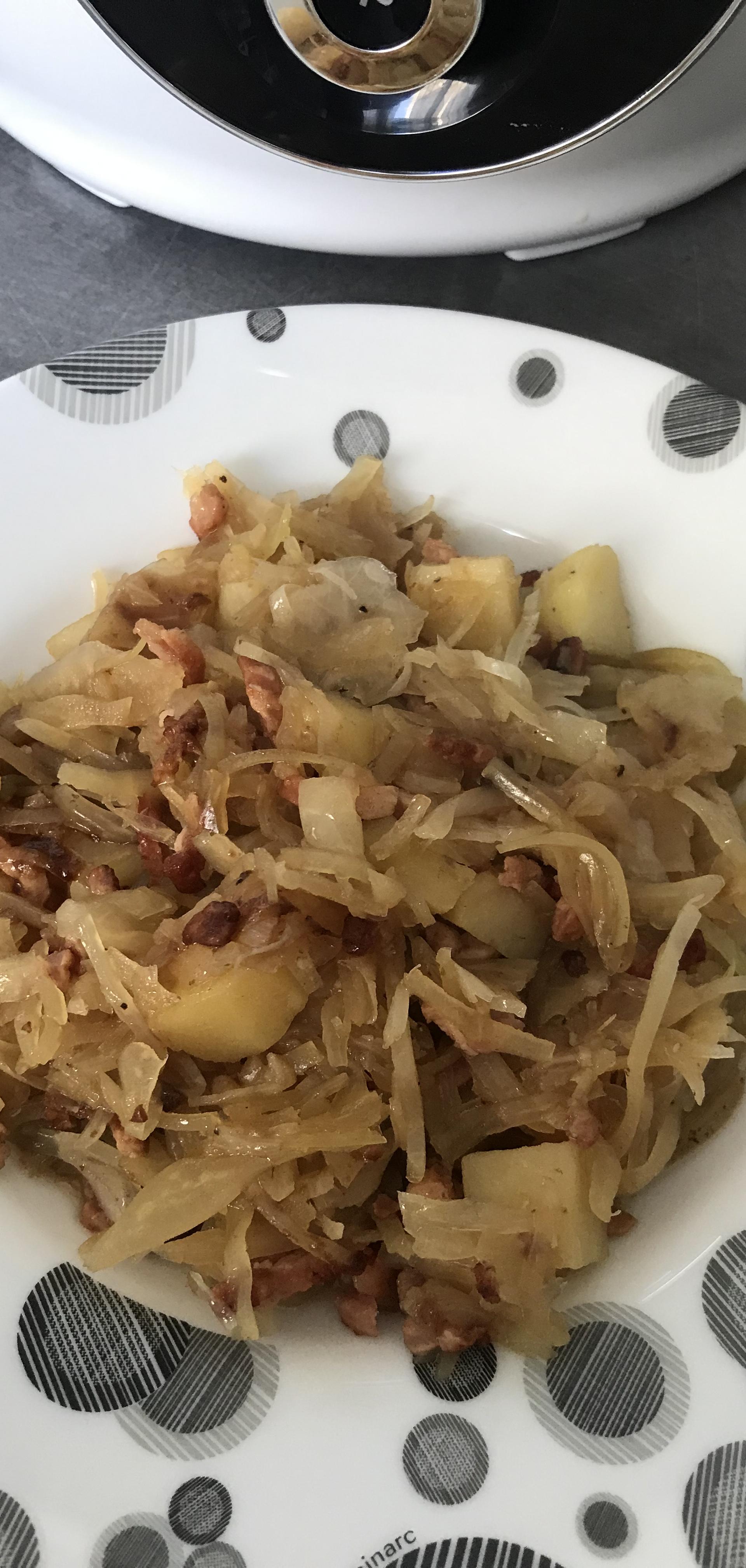 Choux Chinois aux Lardons - Recette Cookeo | Moulinex