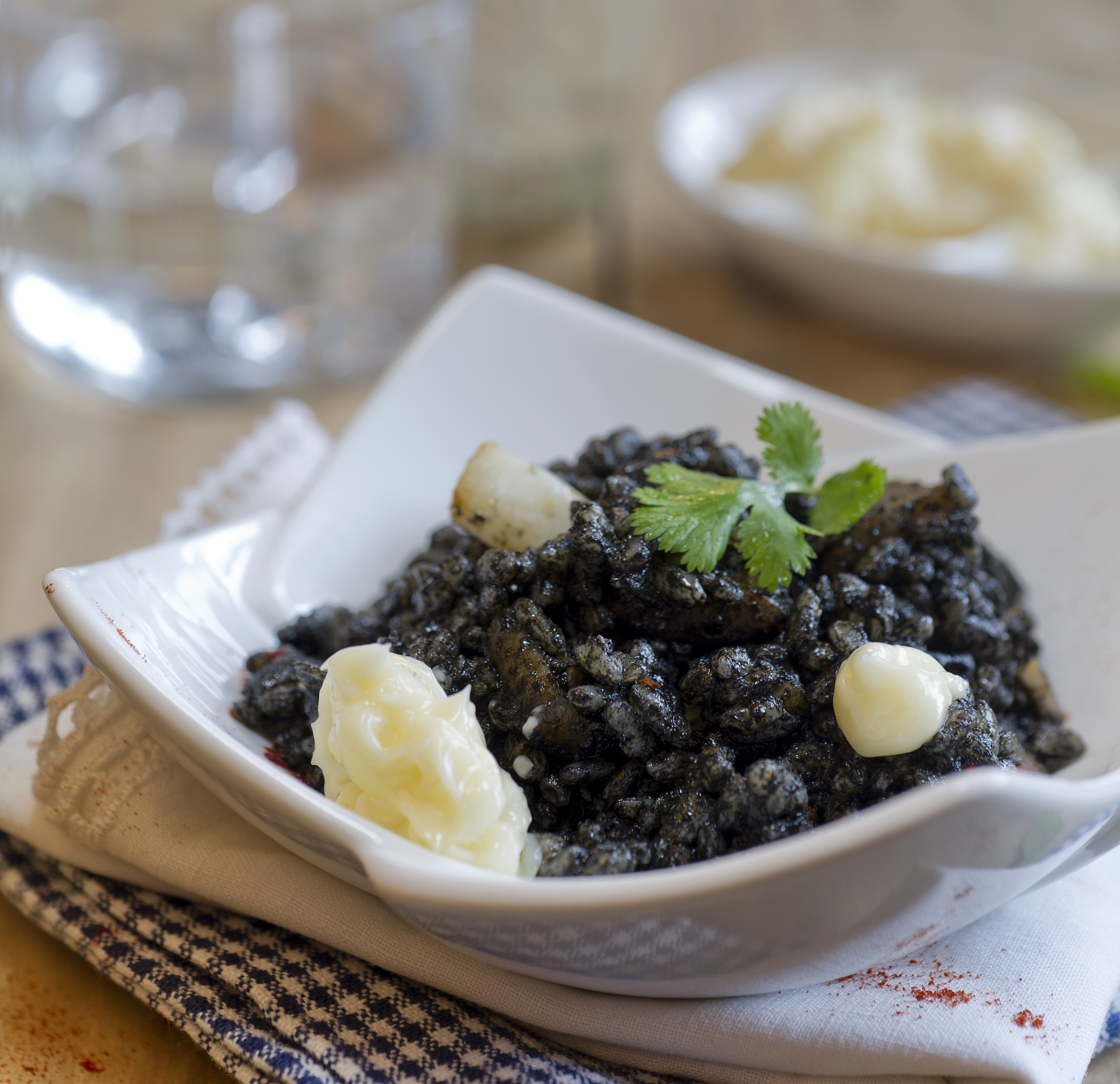 Arroz negro con sepia