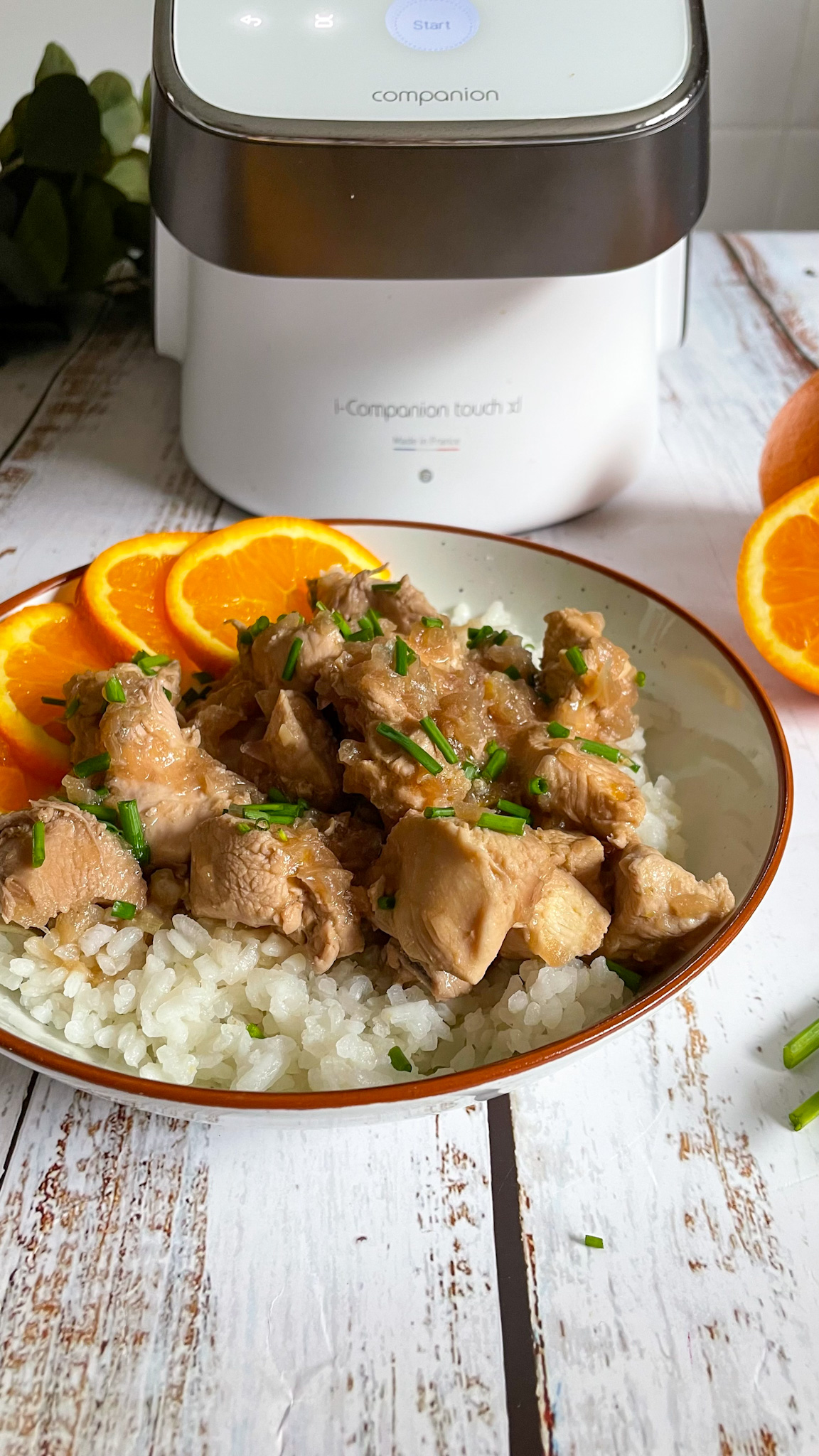 Pollo a la naranja de Cenasparapeques