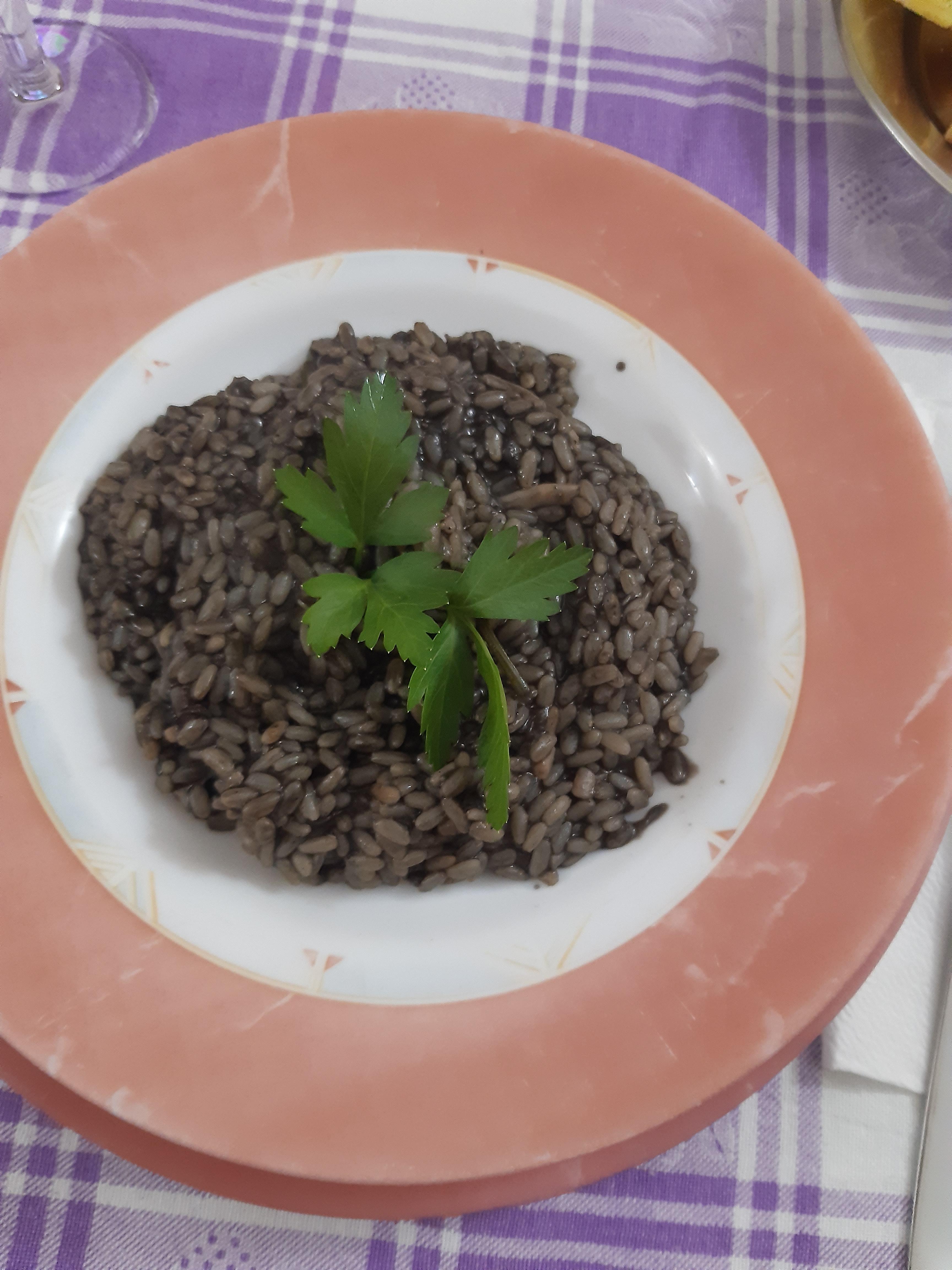 Risotto al nero di seppia