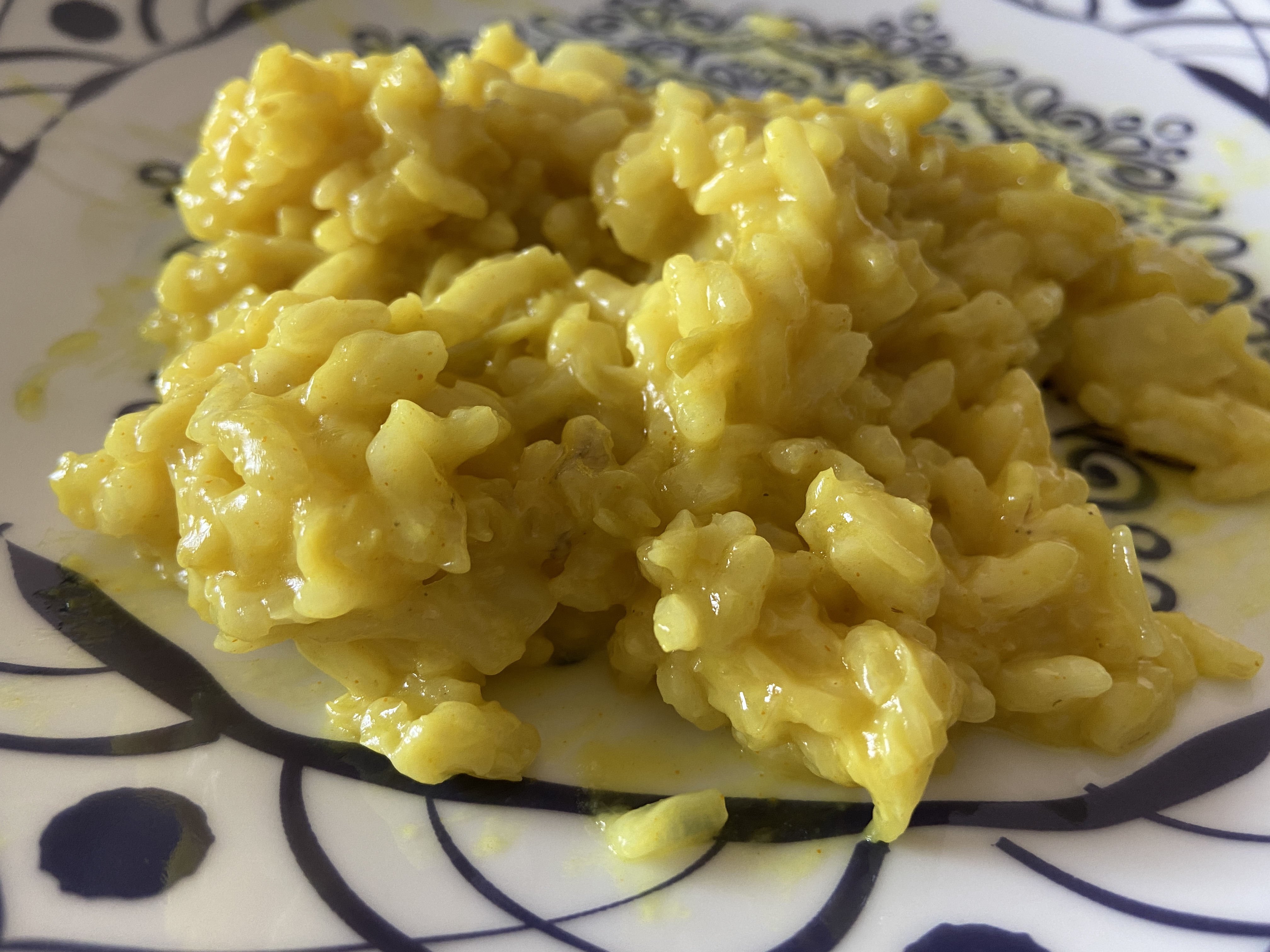 Risotto con verza e curcuma