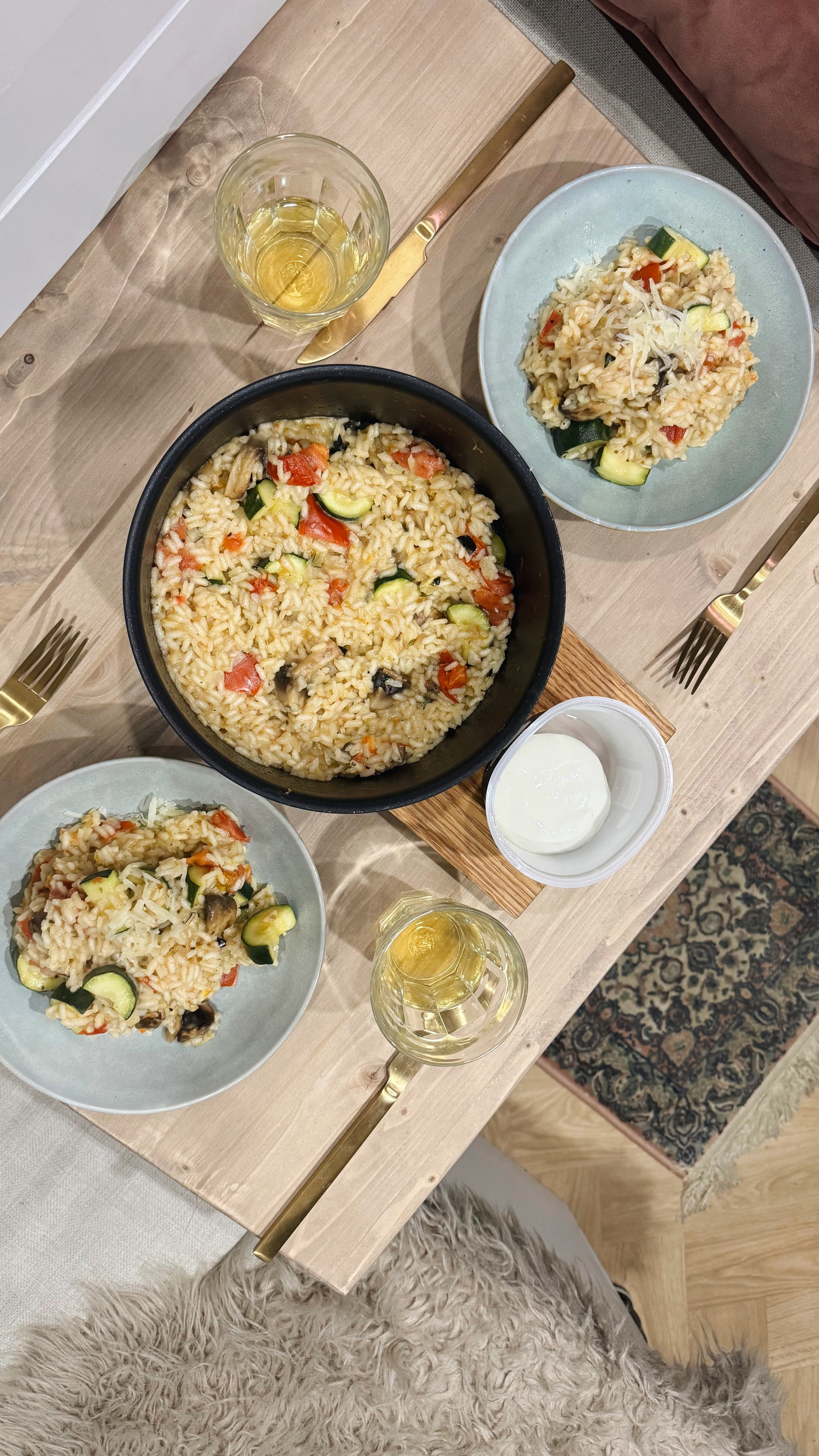 Risotto met burrata