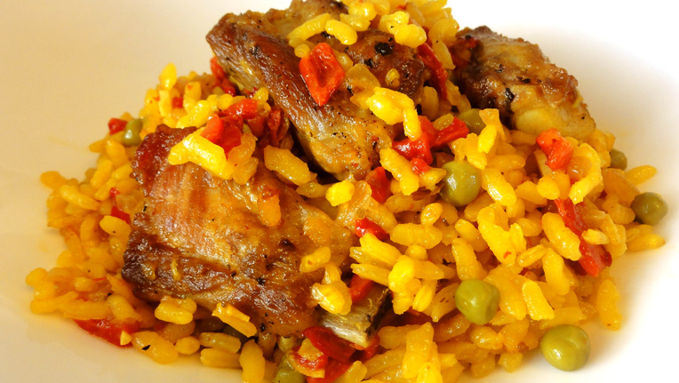 Arroz con costillas