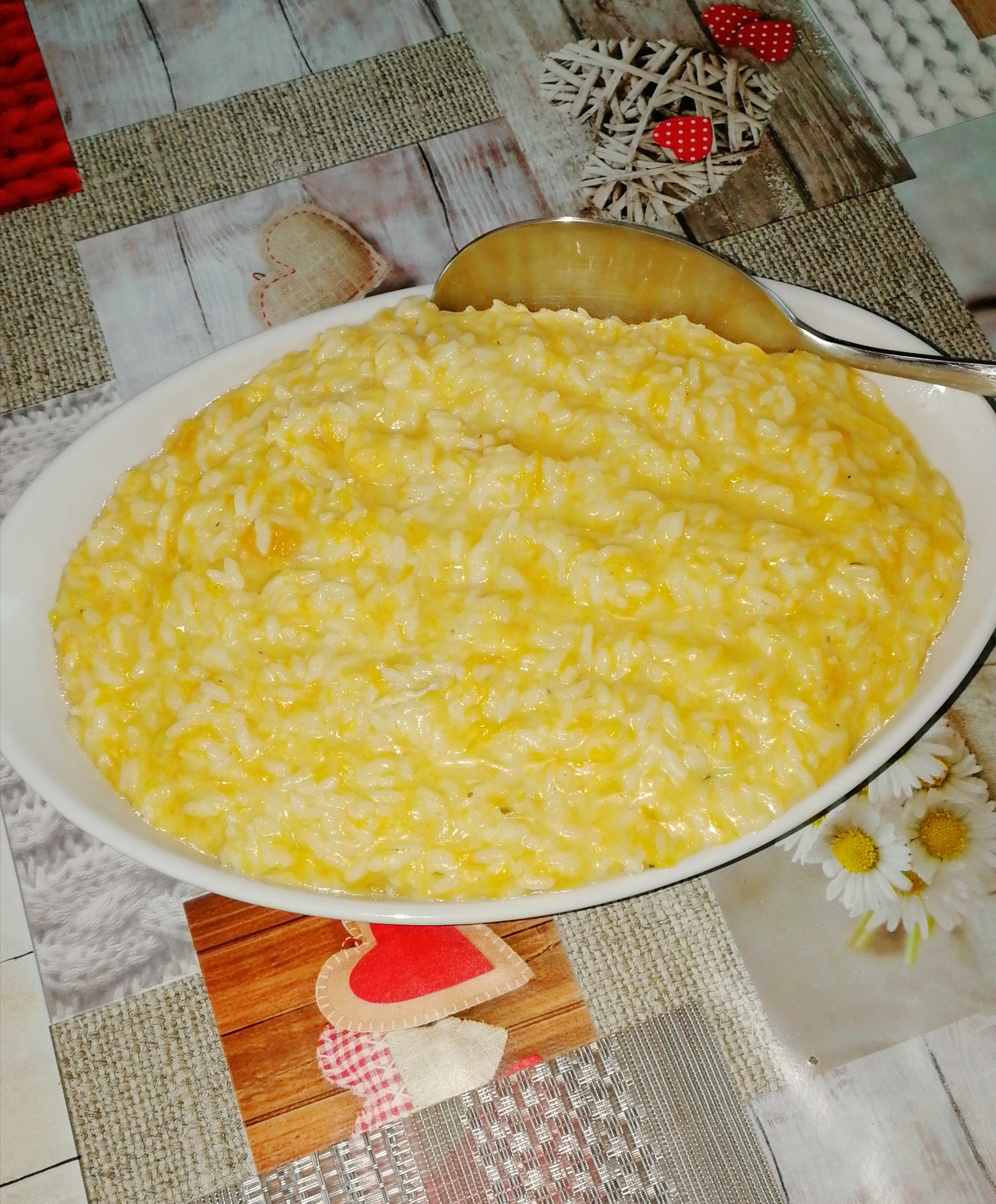Risotto con zucca e gorgonzola