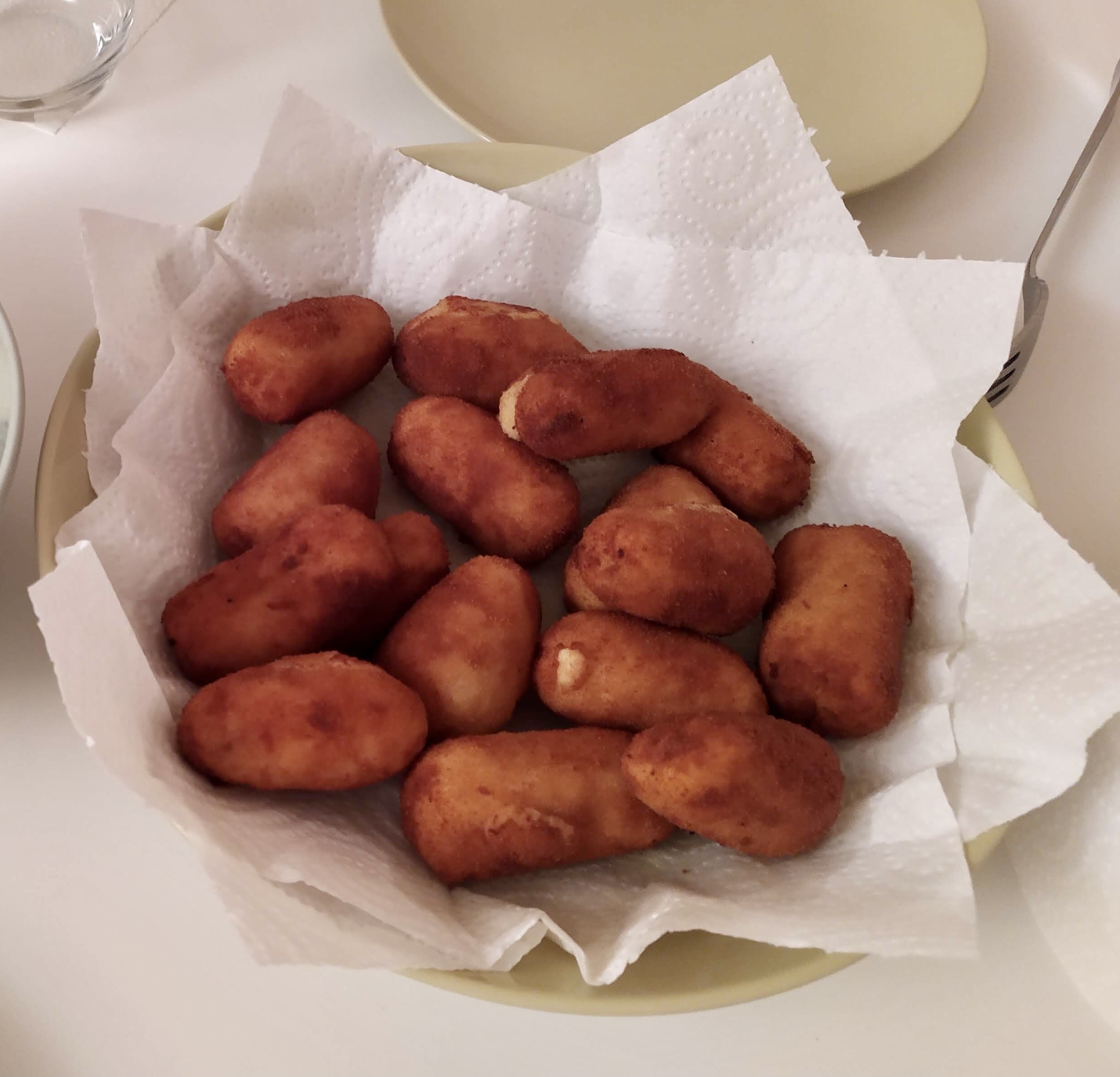 Croquetas de jamón y huevo sin lactosa