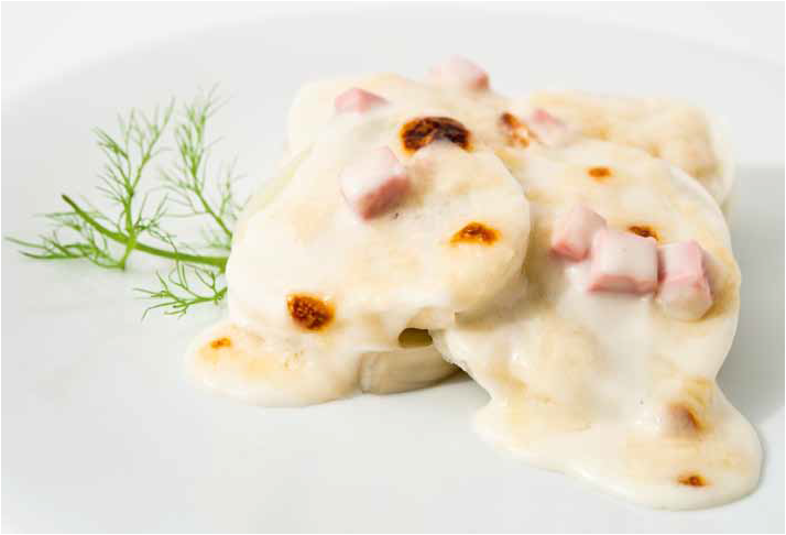 Finocchi al prosciutto
