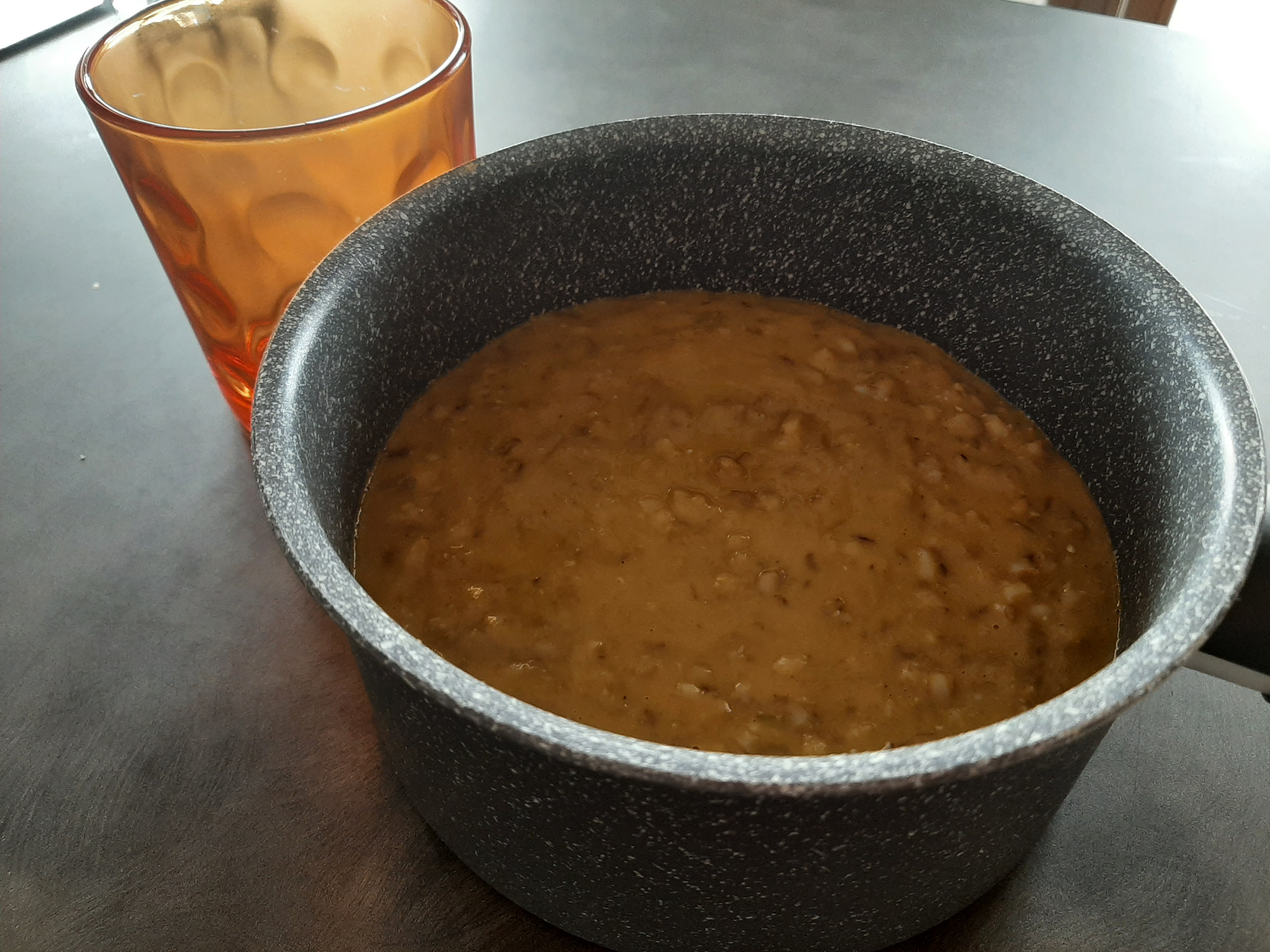 Zuppa di cereali misti (orzo lenticchie farro)