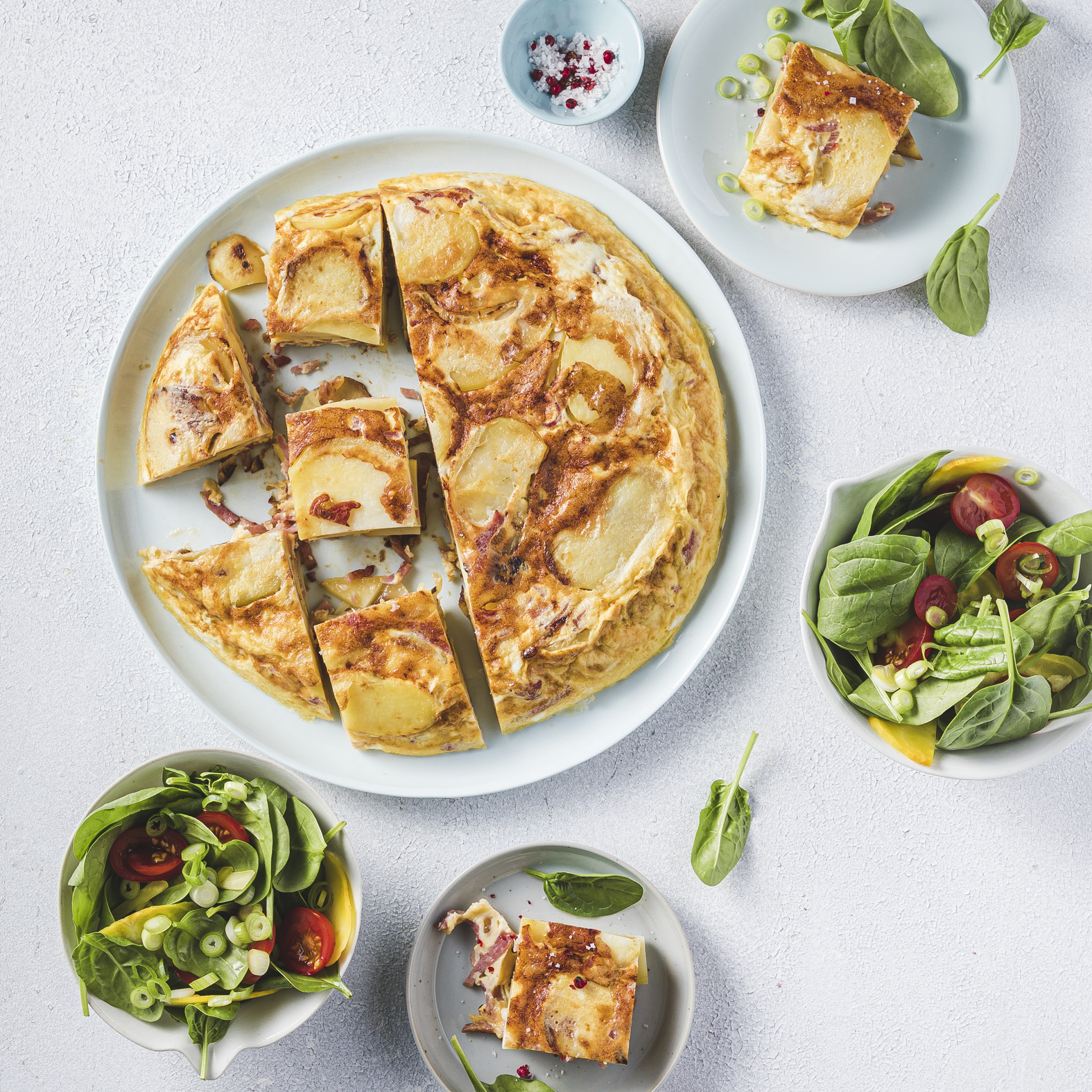 Spaanse Tortilla met ham
