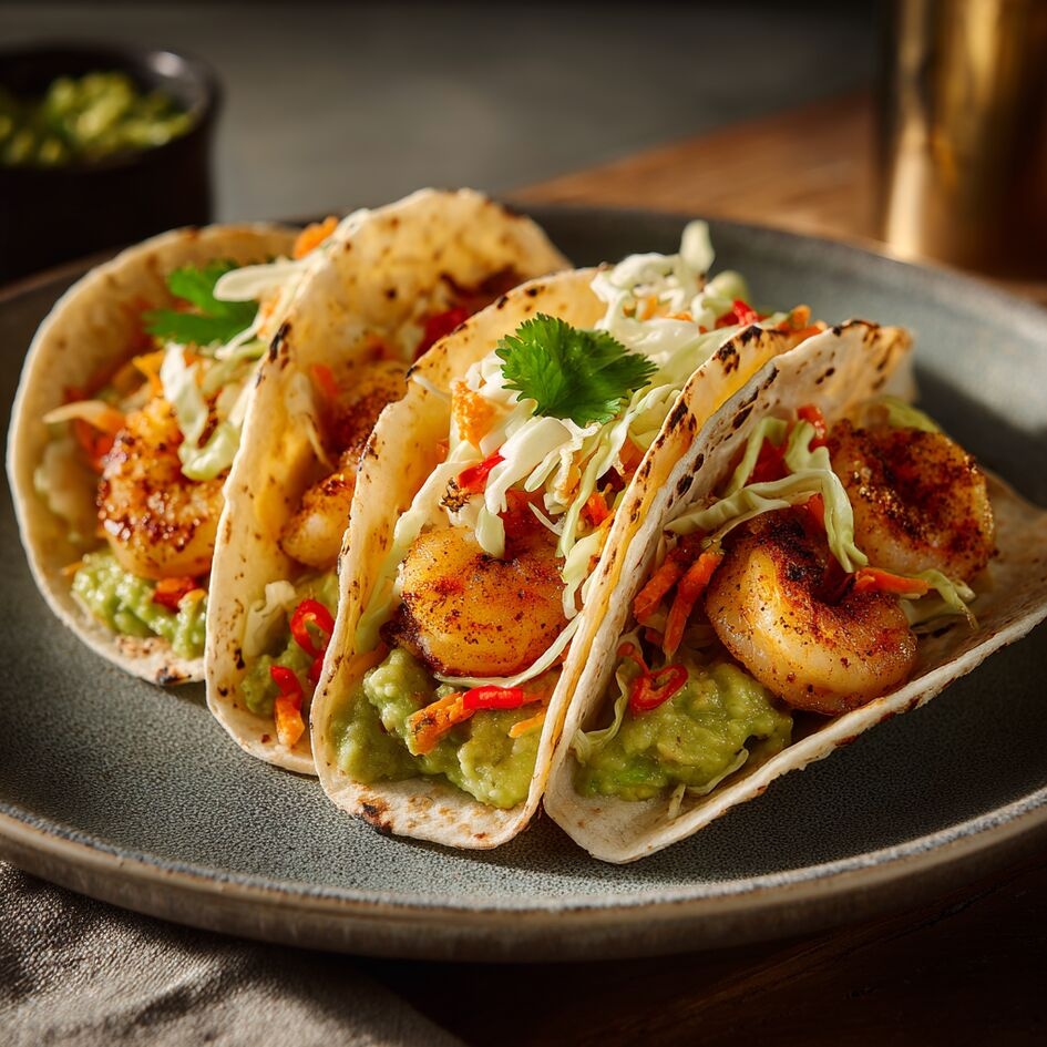Fajitas de Gambas, Guacamole