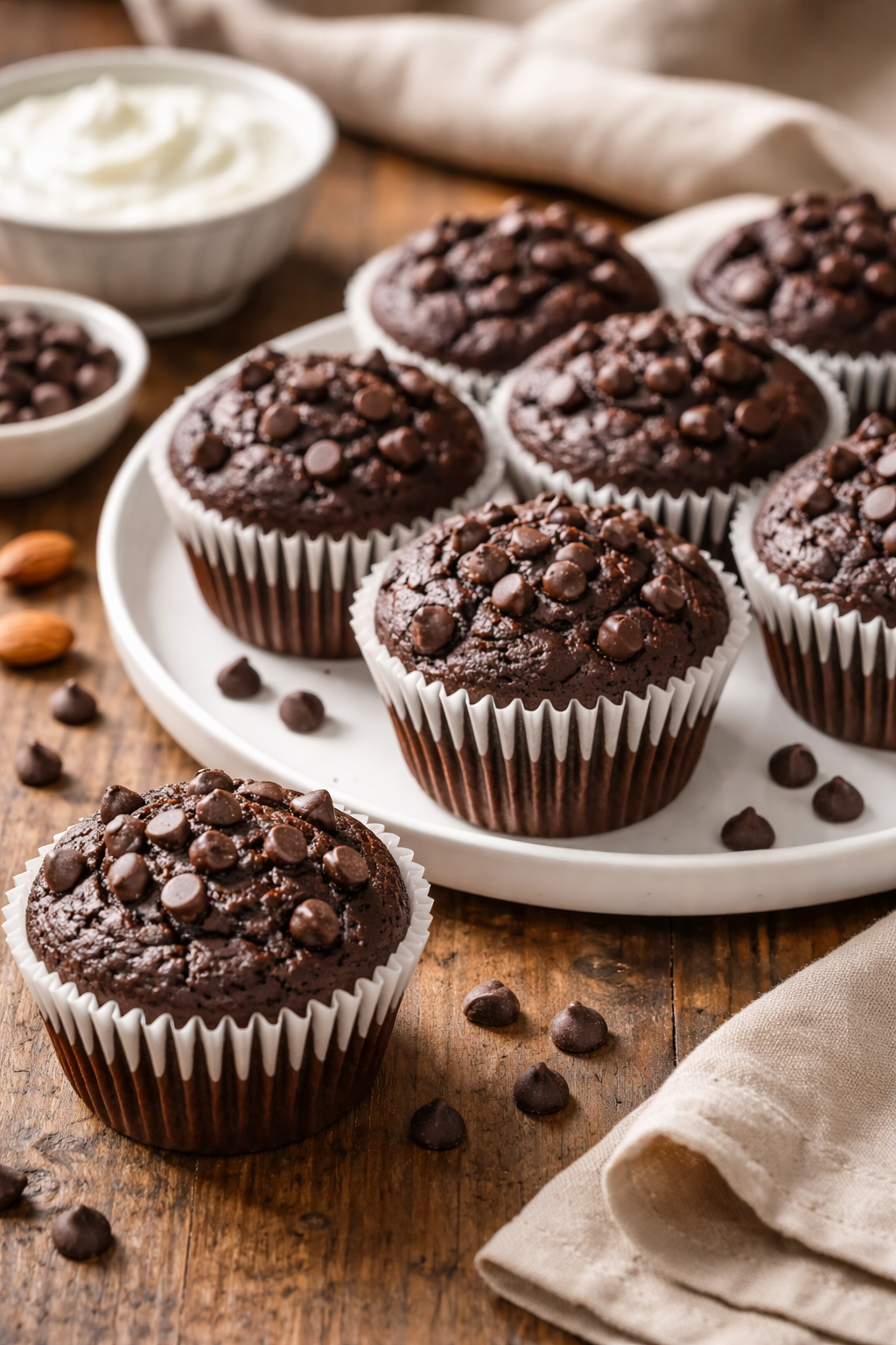 Muffin al cioccolato keto
