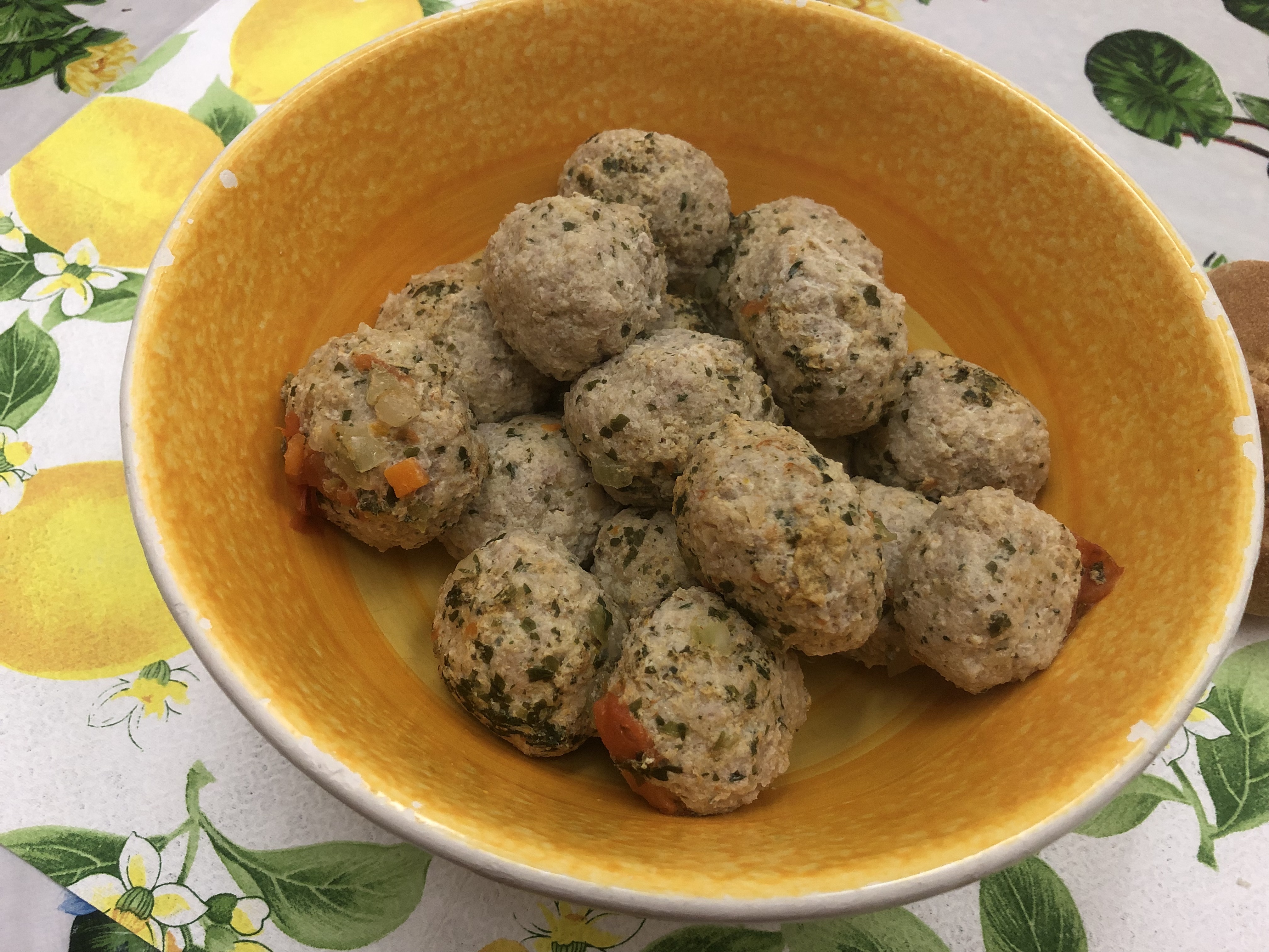 Polpette e pasta al brodo siculo