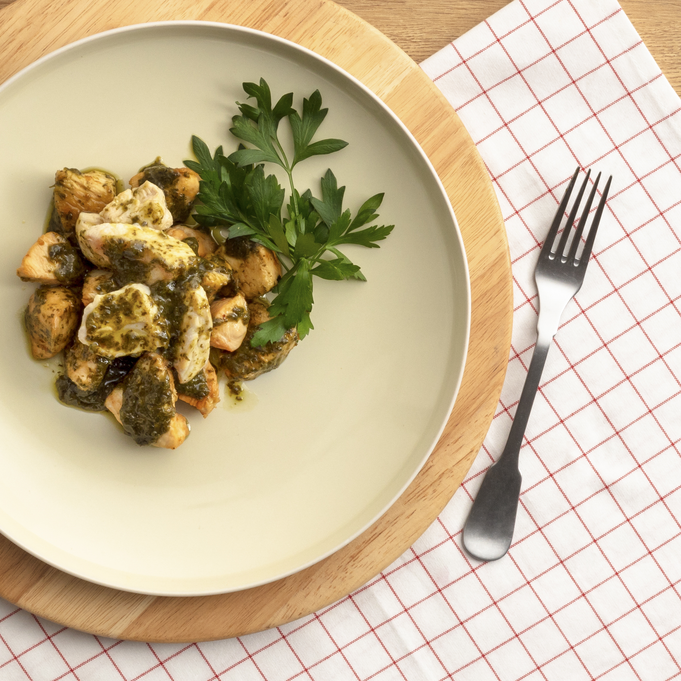 Pollo in salsa verde