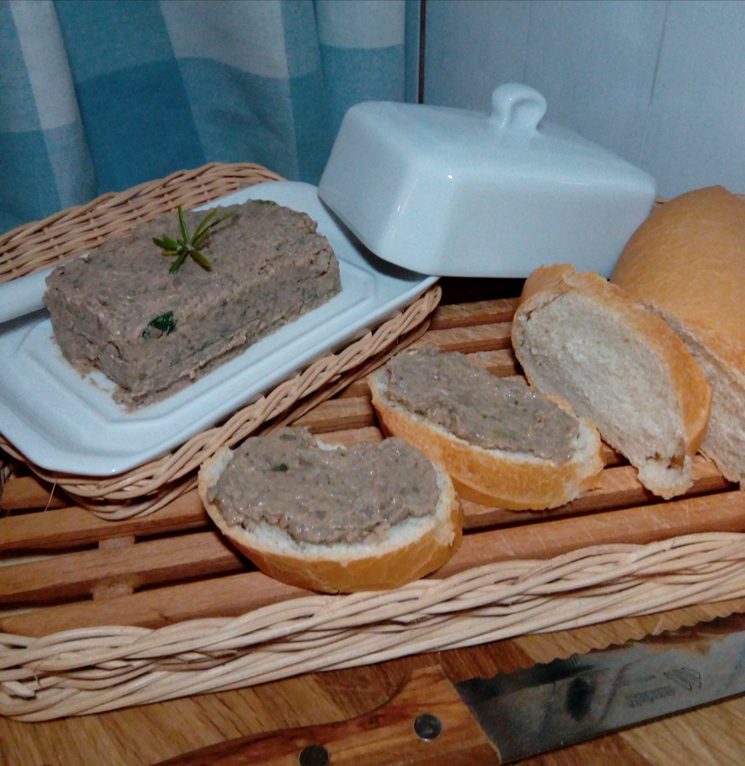 Paté di funghi champignons e foie gras