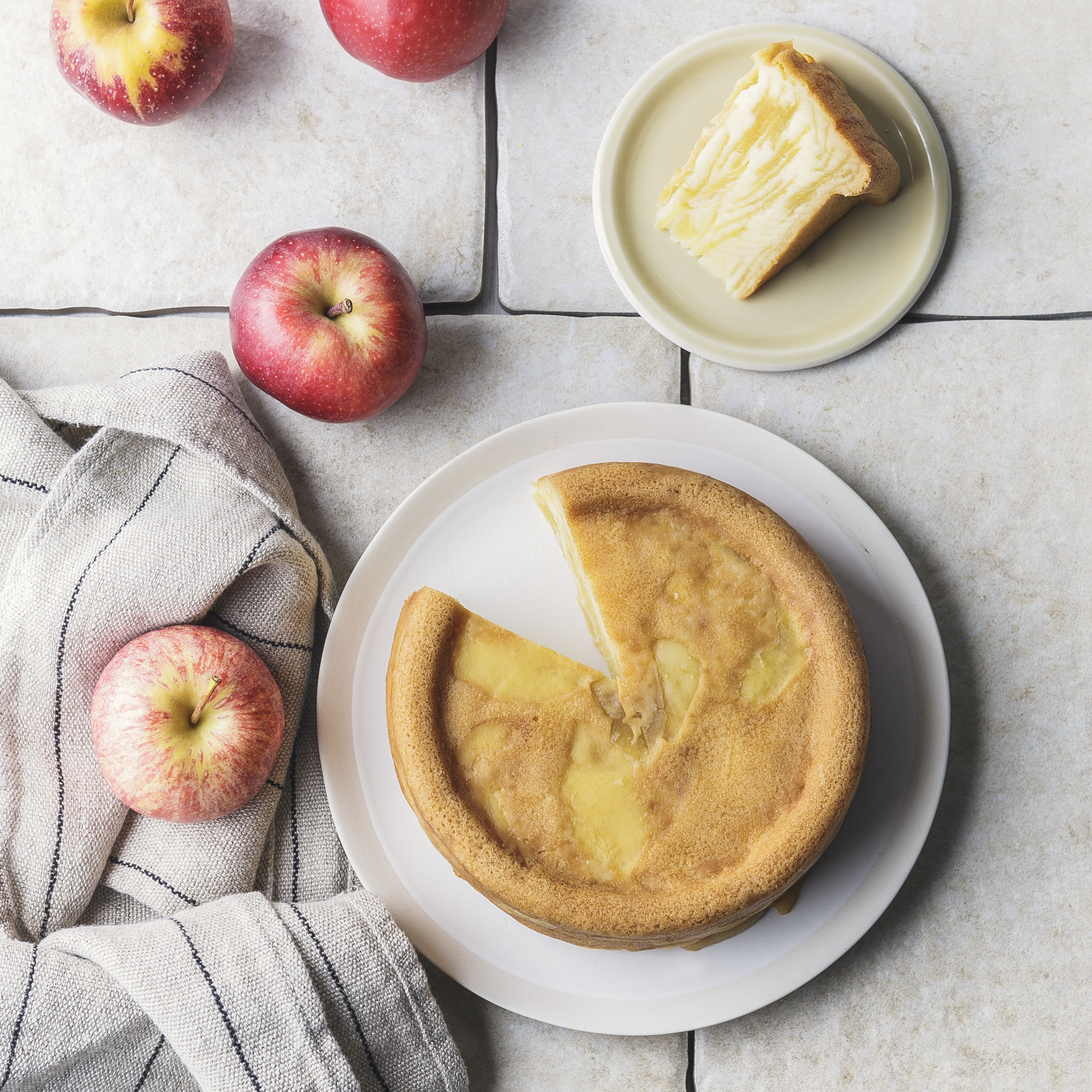Pastel de manzana invisible