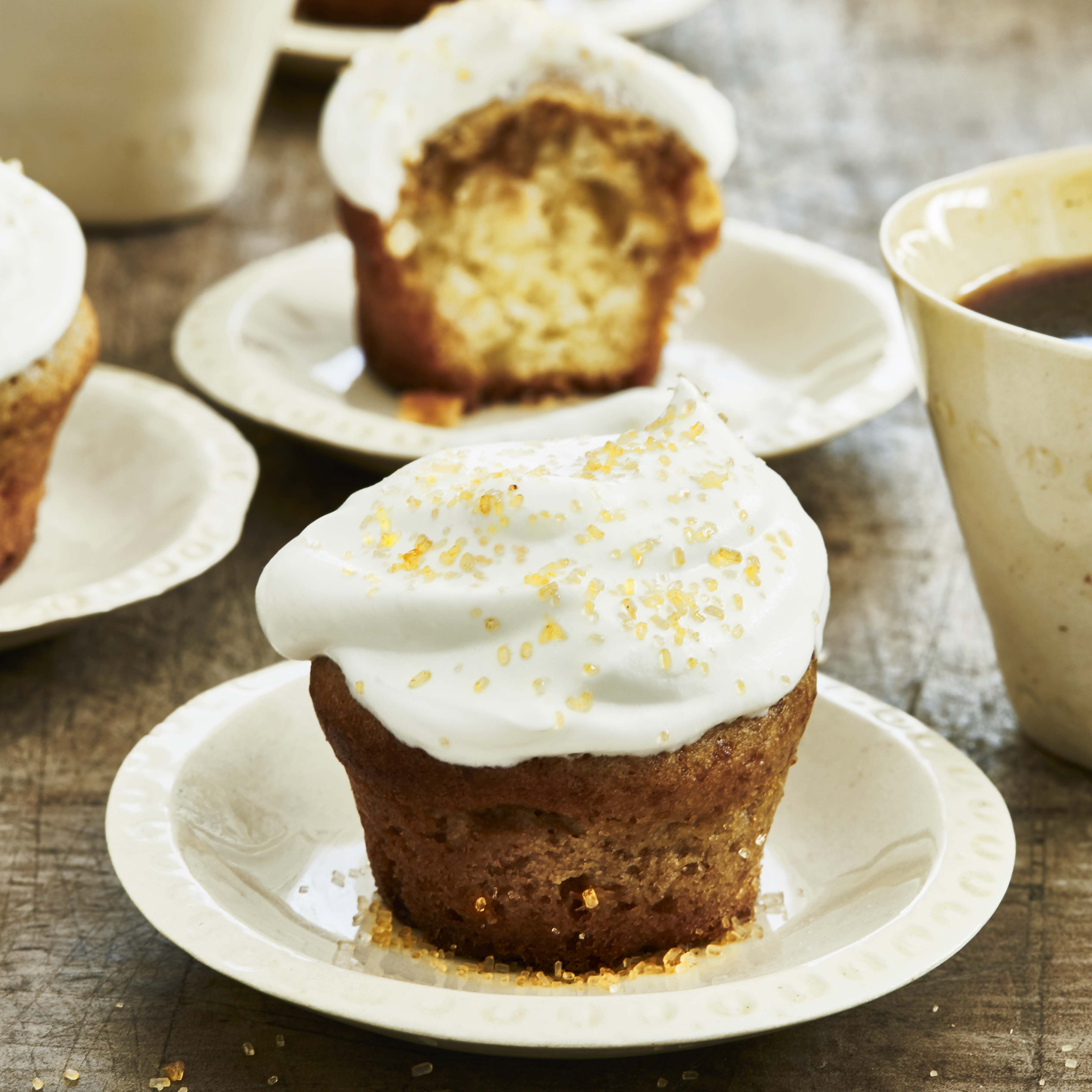 Mini-cupcakes op de wijze van Irish coffie