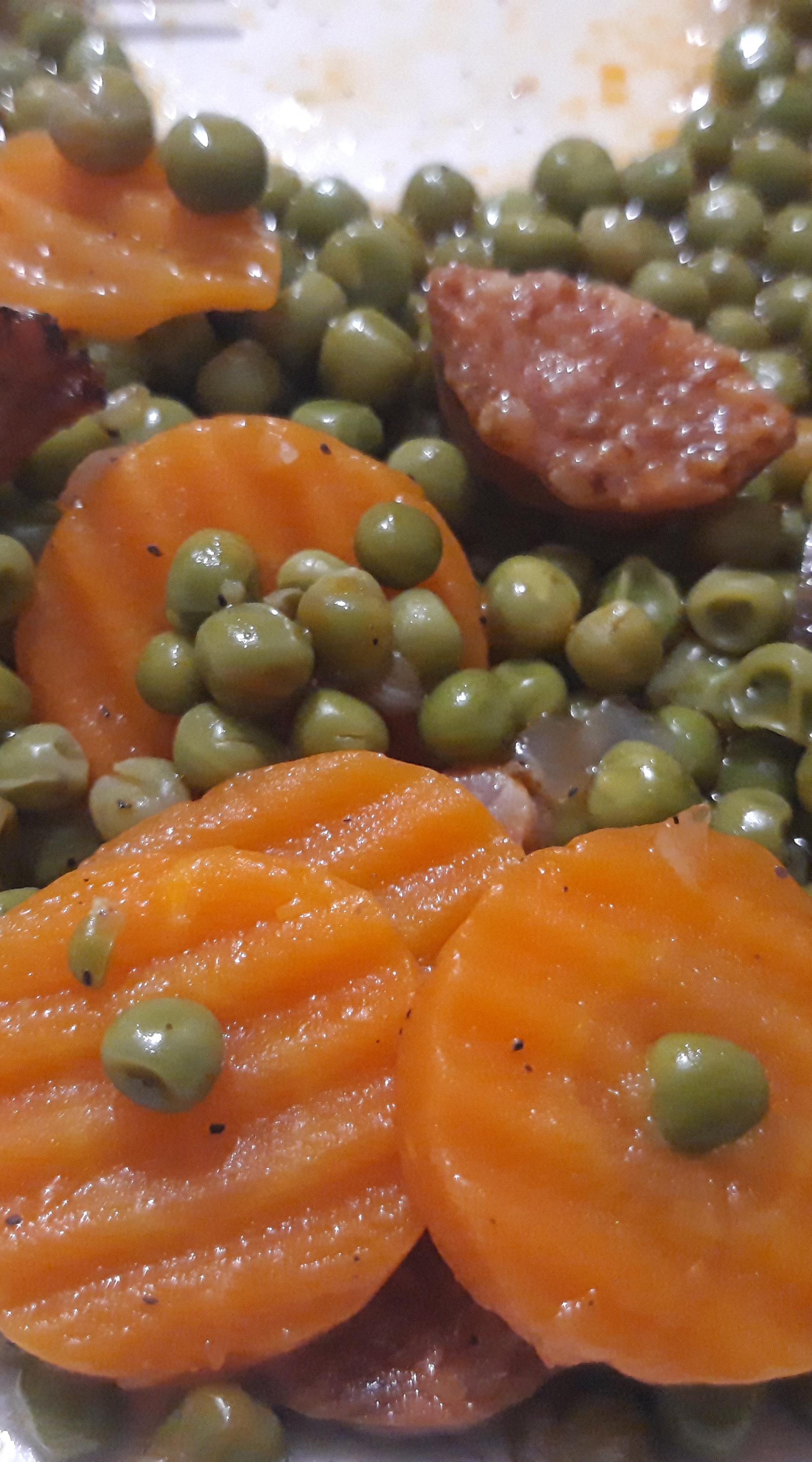 Duo petits pois surgelés carottes - Recette Cookeo V3 | Moulinex